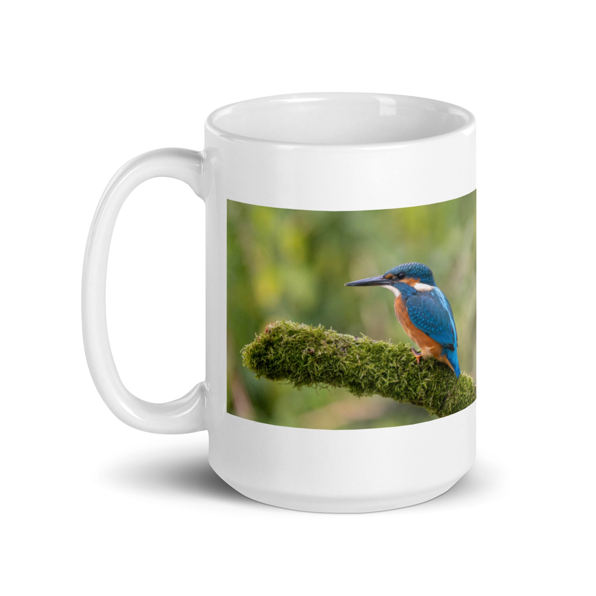 "Kingfisher Mug #1: The Jewel of the Riverbank (Ceramic)"