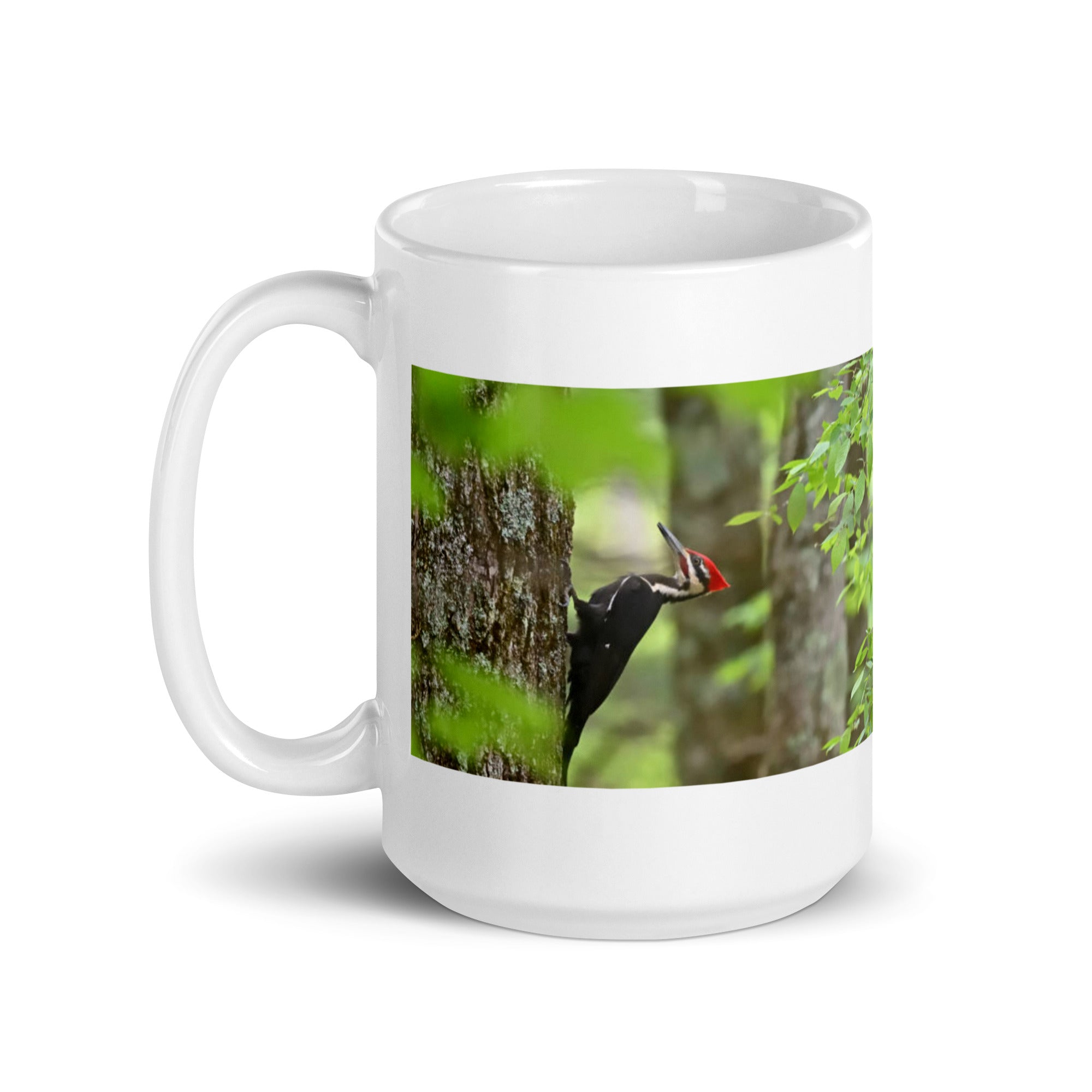 "Woodpecker Mug #1: The Rhythmic Drummer (Ceramic)"