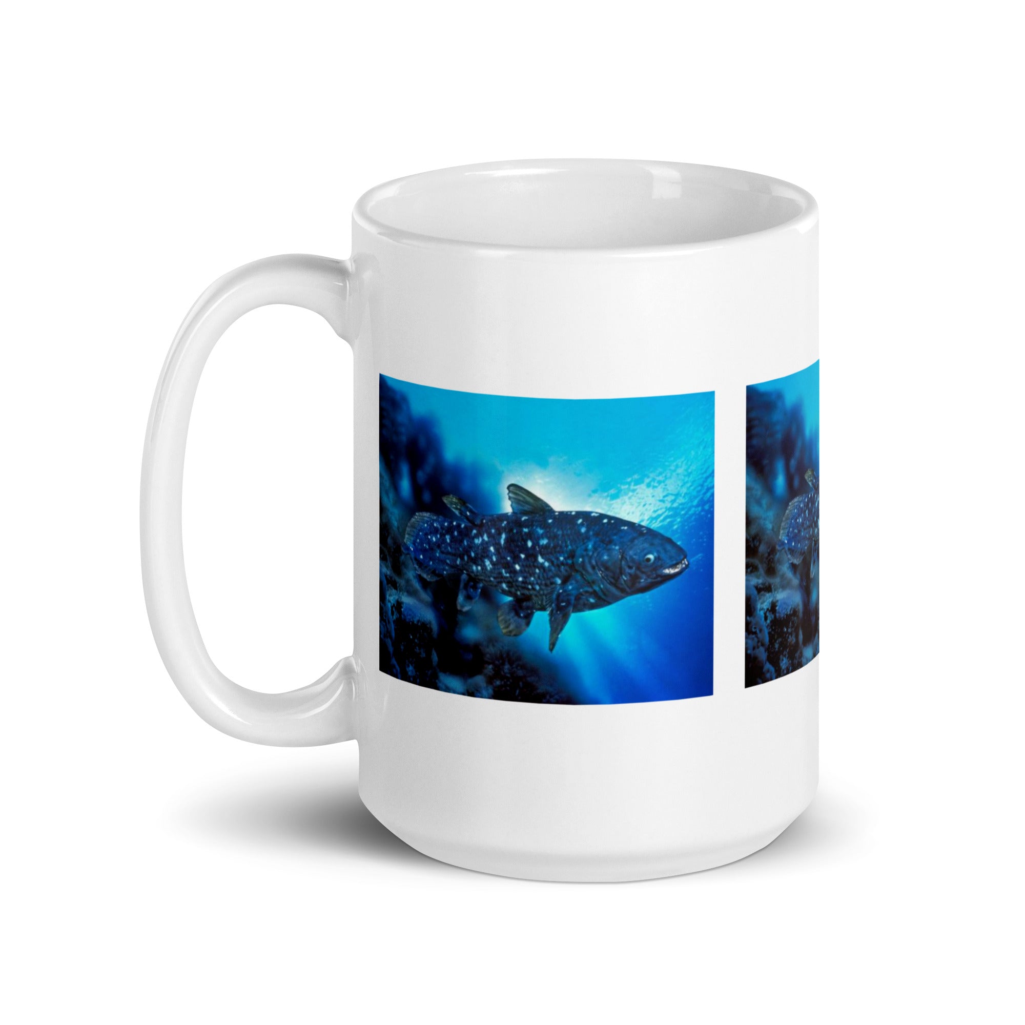 "Coelacanth Mug #1: The Living Fossil (Ceramic)"