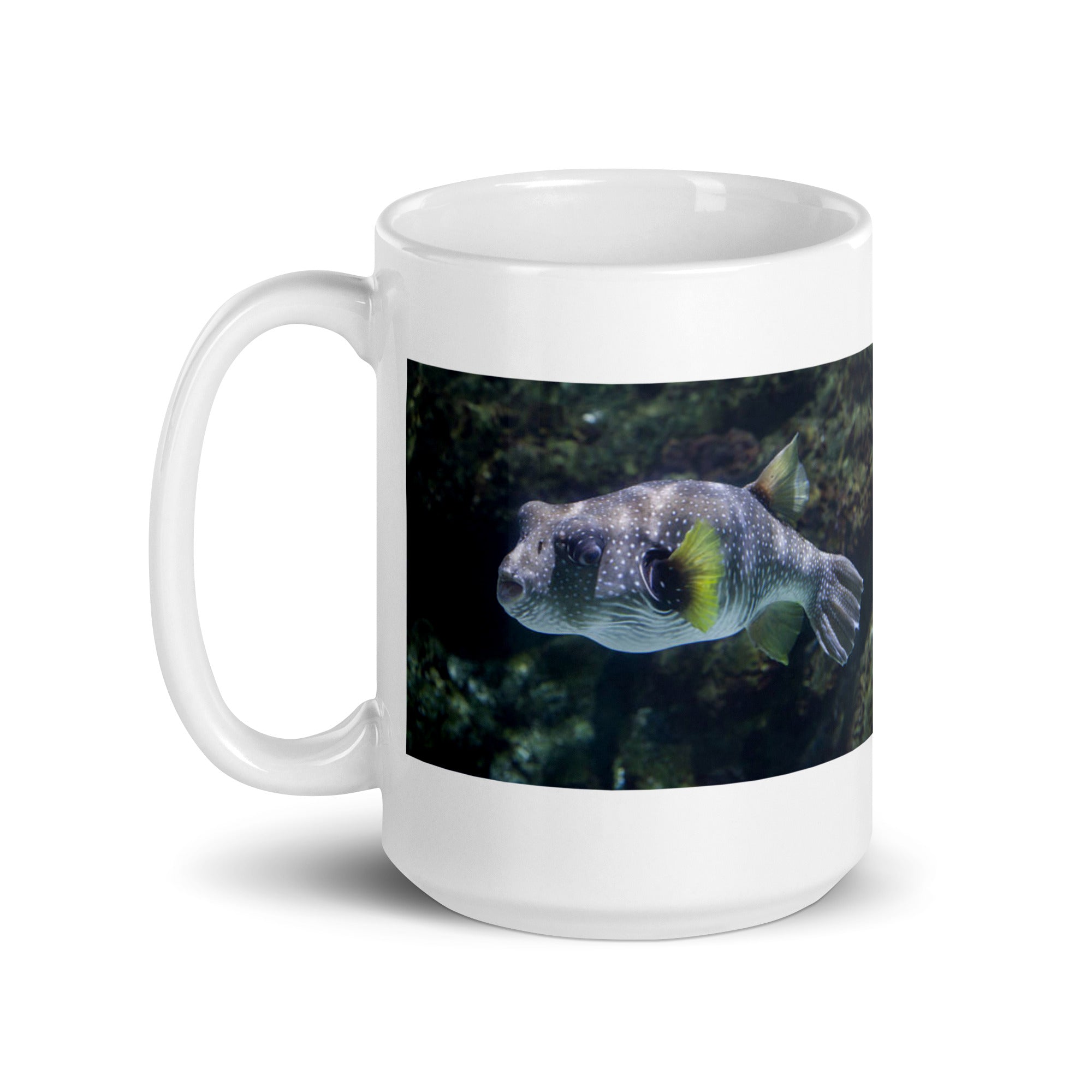 "Pufferfish Mug #1: The Inflatable Defender (Ceramic)"