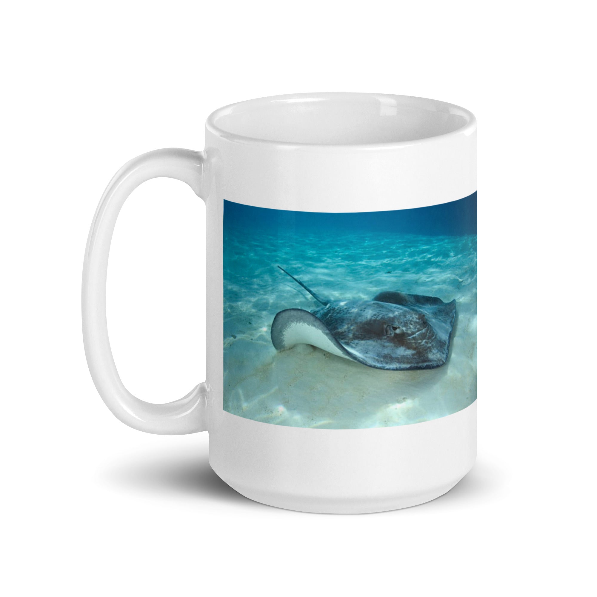 "Ray Mug #1: The Graceful Glider (Ceramic)"