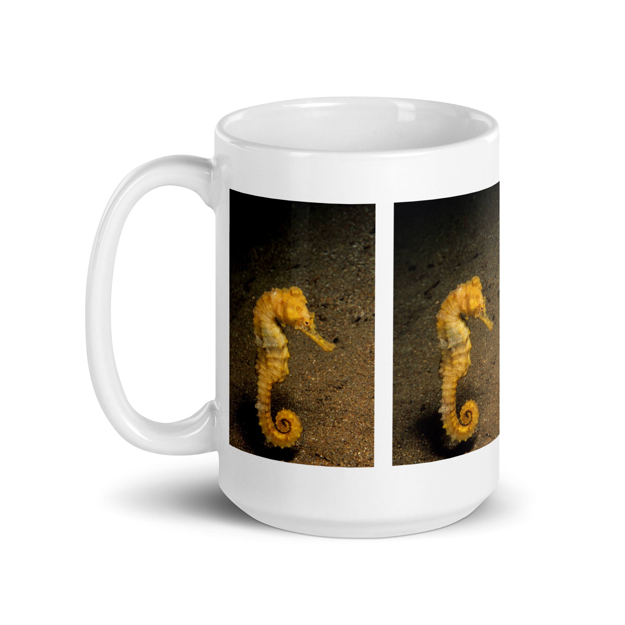 "Seahorse Mug #1: The Upright Swimmer (Ceramic)"