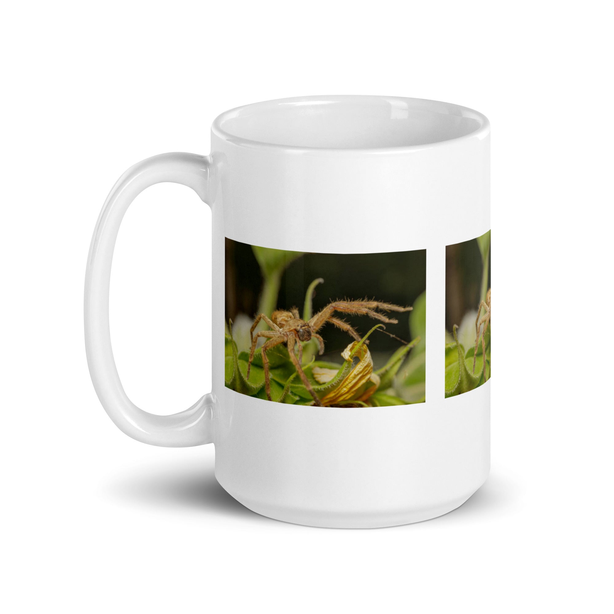 "Spider Mug #1: The Web-Spinning Weaver (Ceramic)"