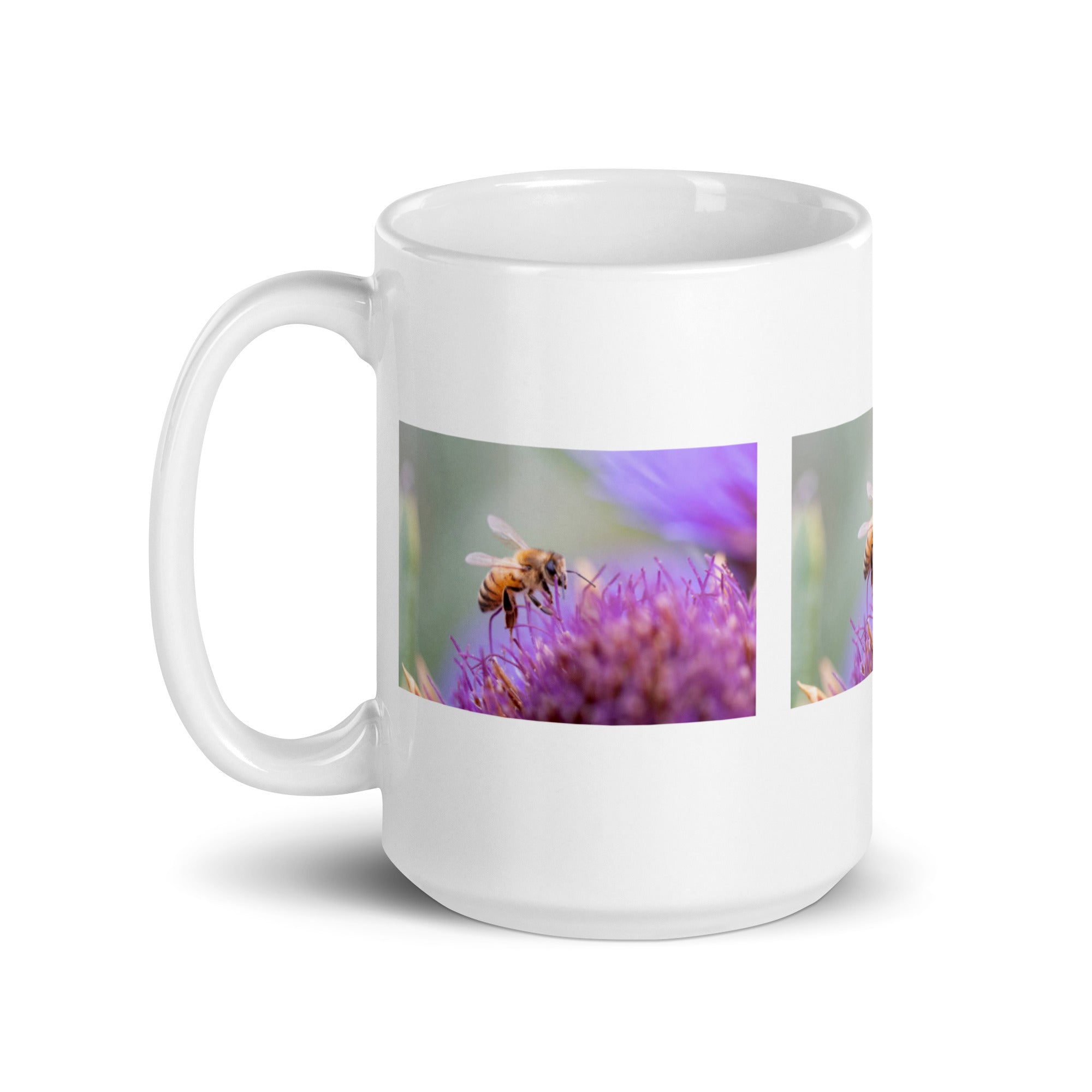 "Bee Mug #1: The Busy Pollinator (Ceramic)"