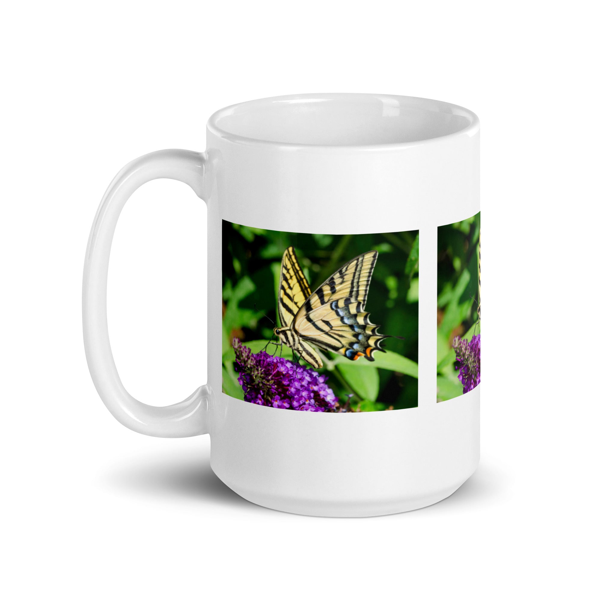 "Butterfly & Moth Mug #1: The Winged Metamorphosis (Ceramic)"