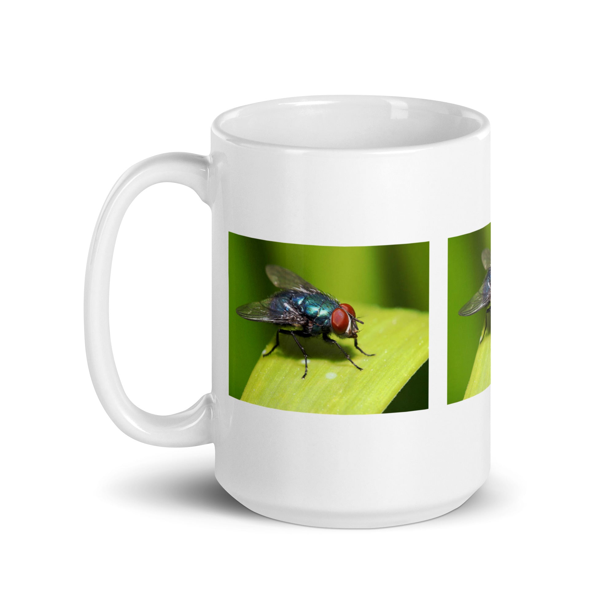 "Fly Mug #1: The Buzzing Pollinator (Ceramic)"