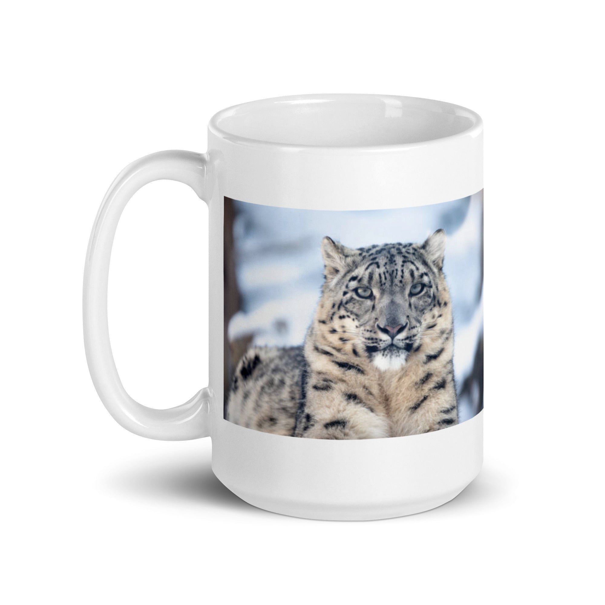 "Snow Leopard Mug #1: The Ghost of the Mountains (Ceramic)"