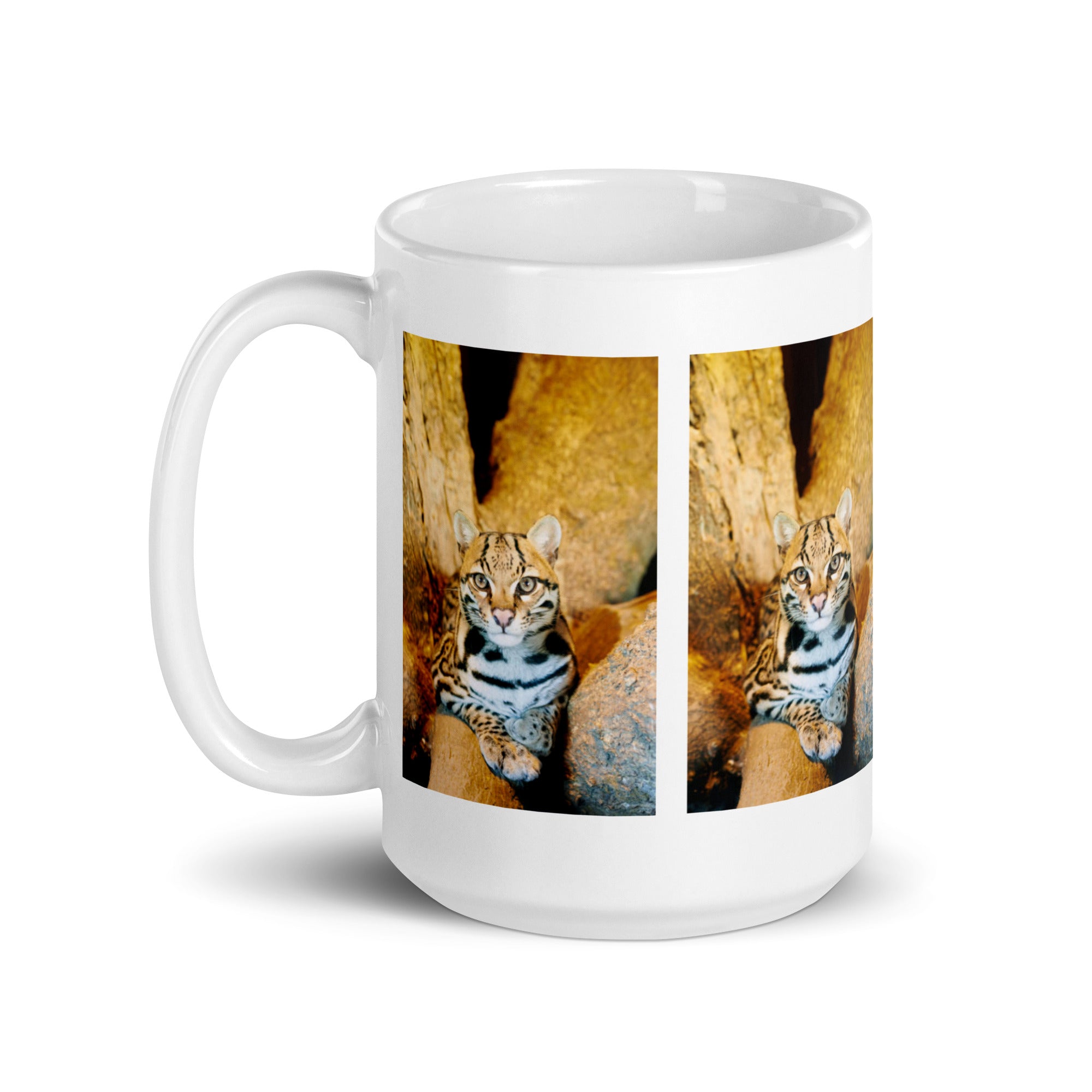 "Ocelot Mug #1: The Nocturnal Prowler (Ceramic)"