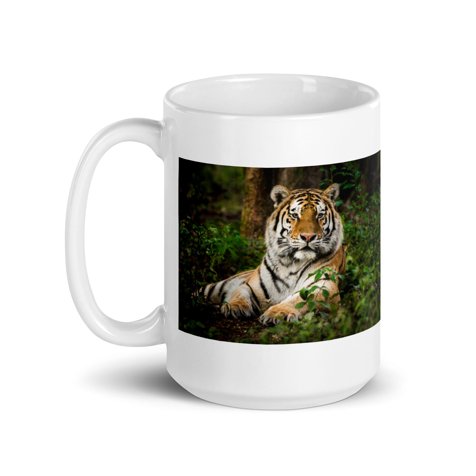 "Tiger Mug #1: The Striped Sovereign (Ceramic)"