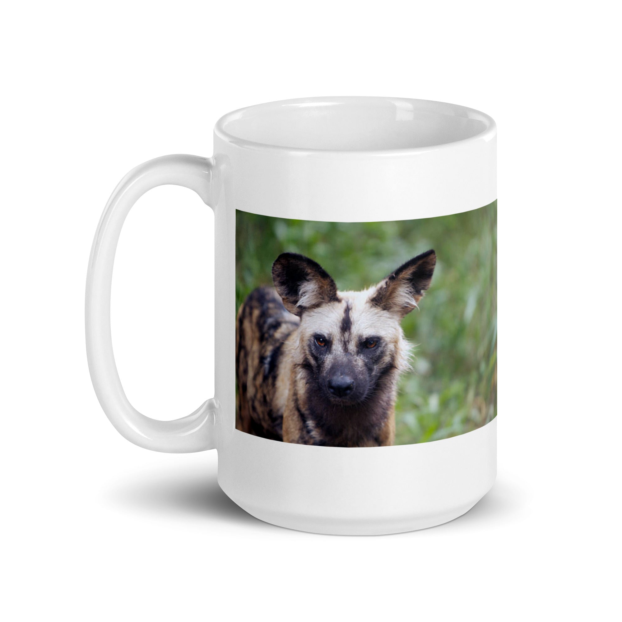 "African Wild Dog Mug #1: The Painted Pack Hunter (Ceramic)"