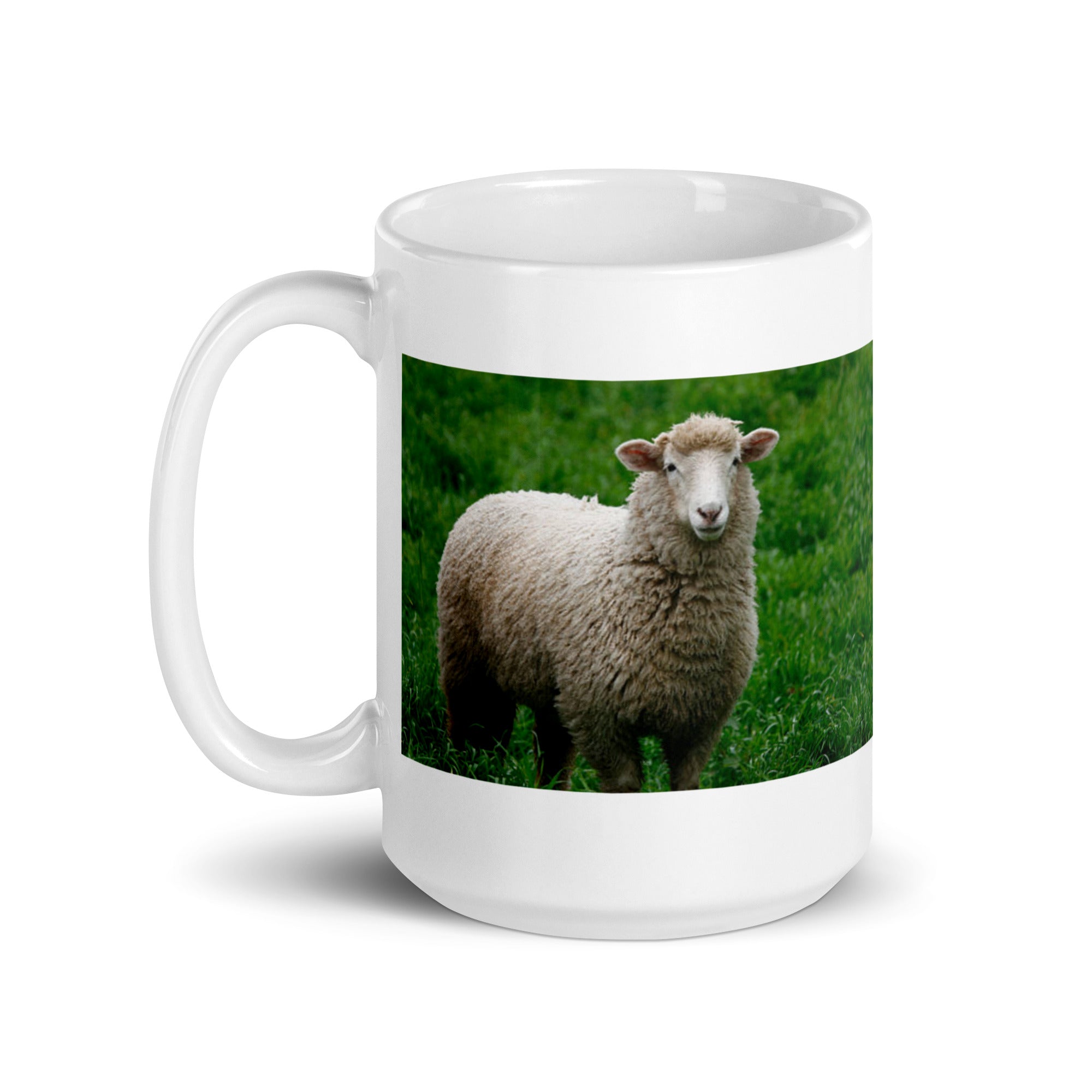 "Sheep Mug #1: The Wooly Wanderer (Ceramic)"