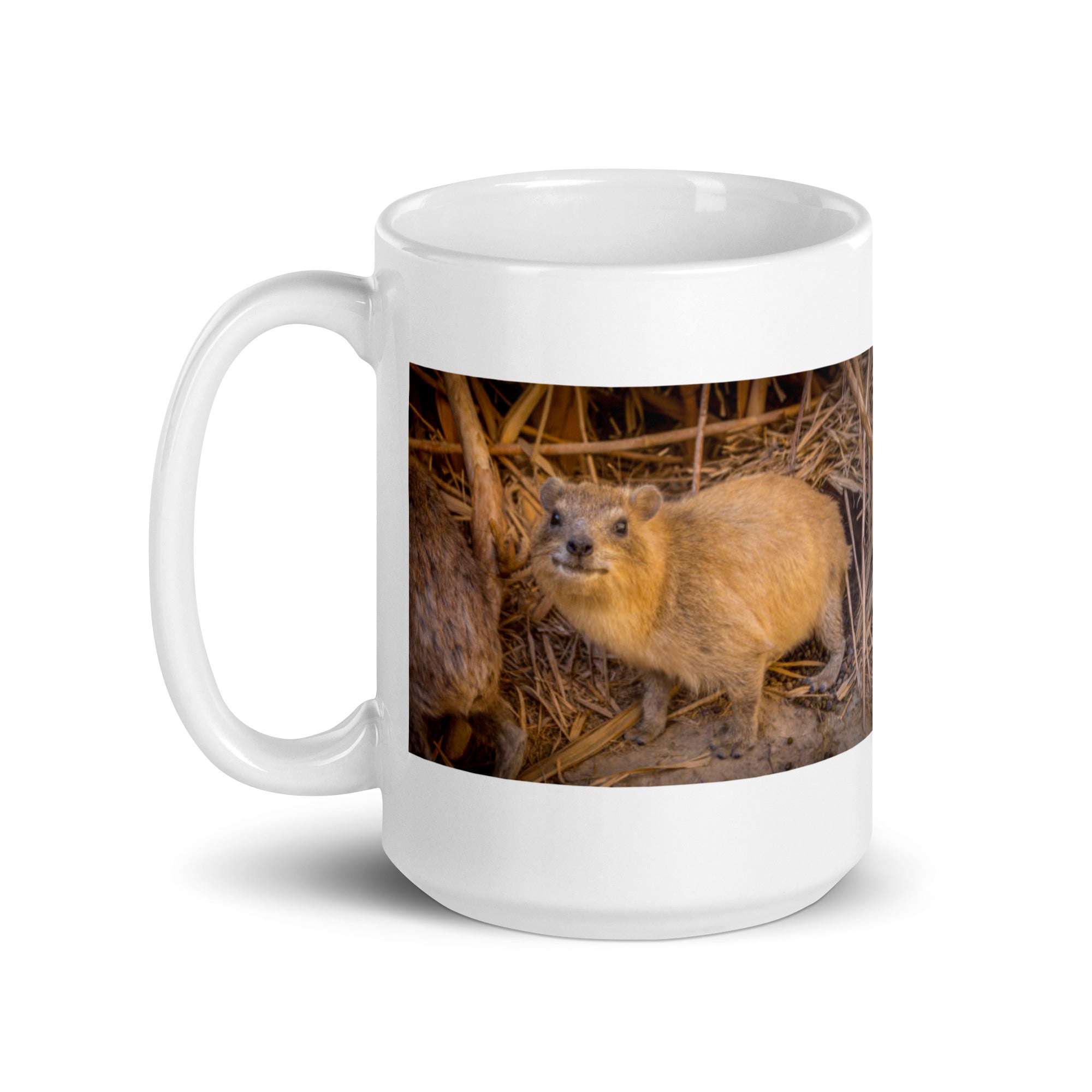 "Hyrax Mug #1: The Rock-Dwelling Relative (Ceramic)"