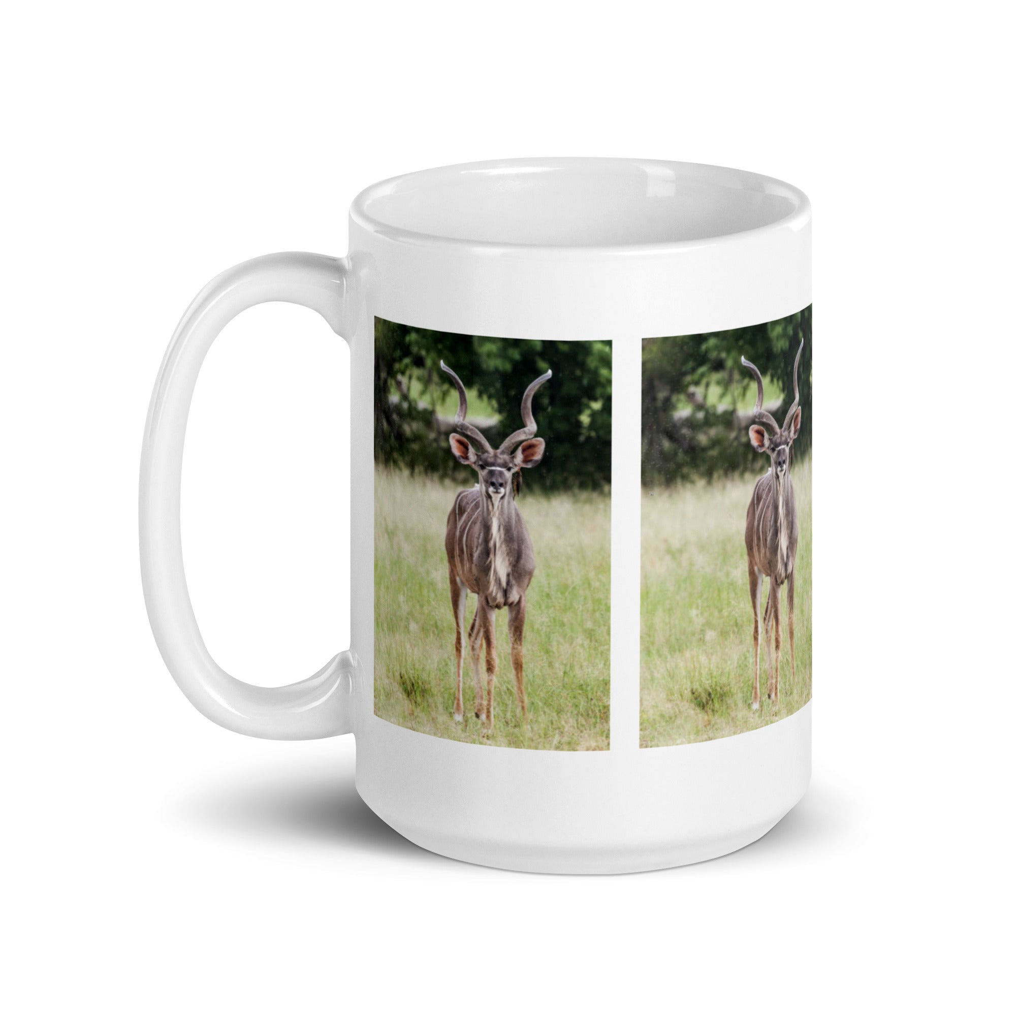 "Kudu Mug #1: The Spiral-Horned Majesty (Ceramic)"