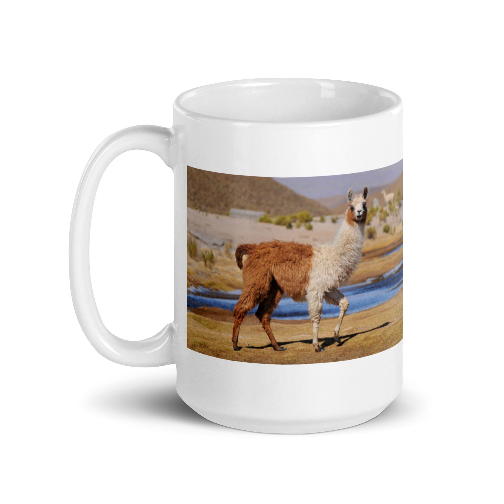 "Llama Mug #1: The High-Altitude Trekker (Ceramic)"