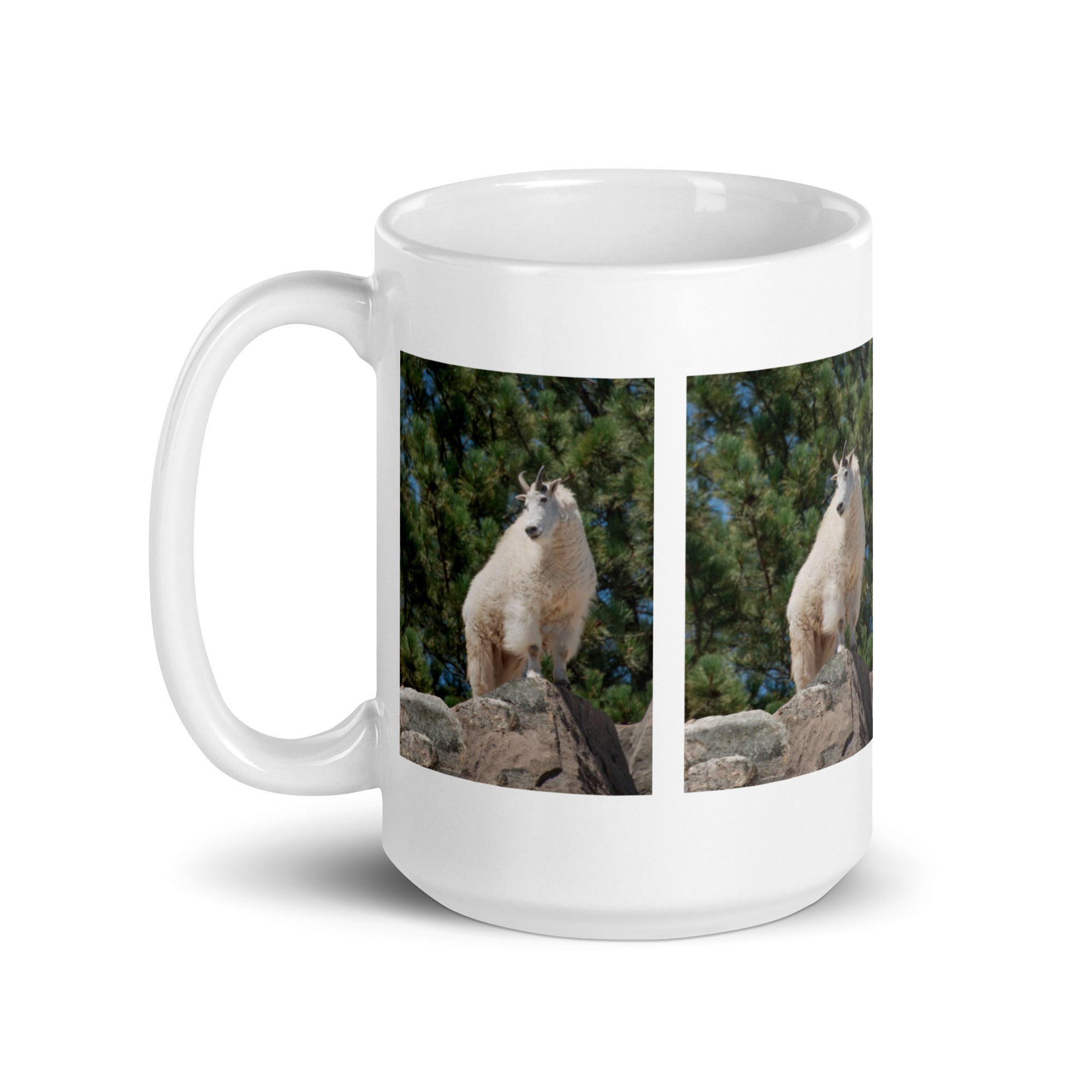 "Mountain Goat Mug #1: The Cliffside Climber (Ceramic)"