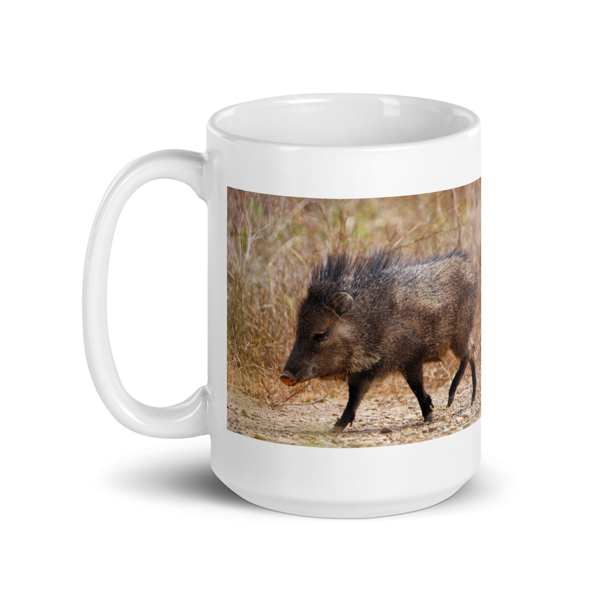 "Peccary Mug #1: The Bristly Browser (Ceramic)"