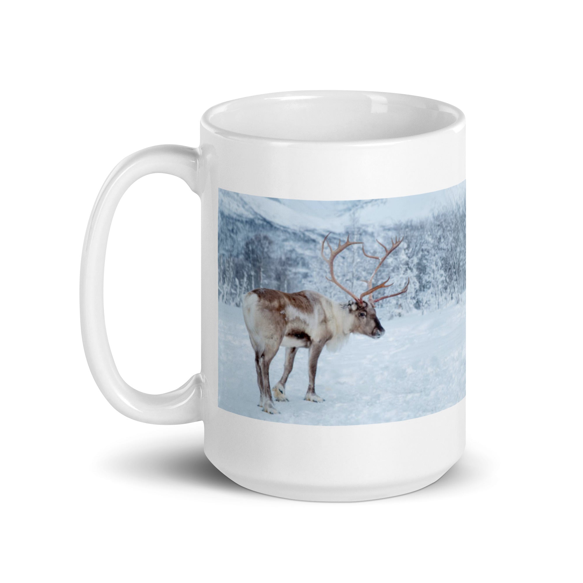 "Reindeer Mug #1: The Antlered Nomad (Ceramic)"