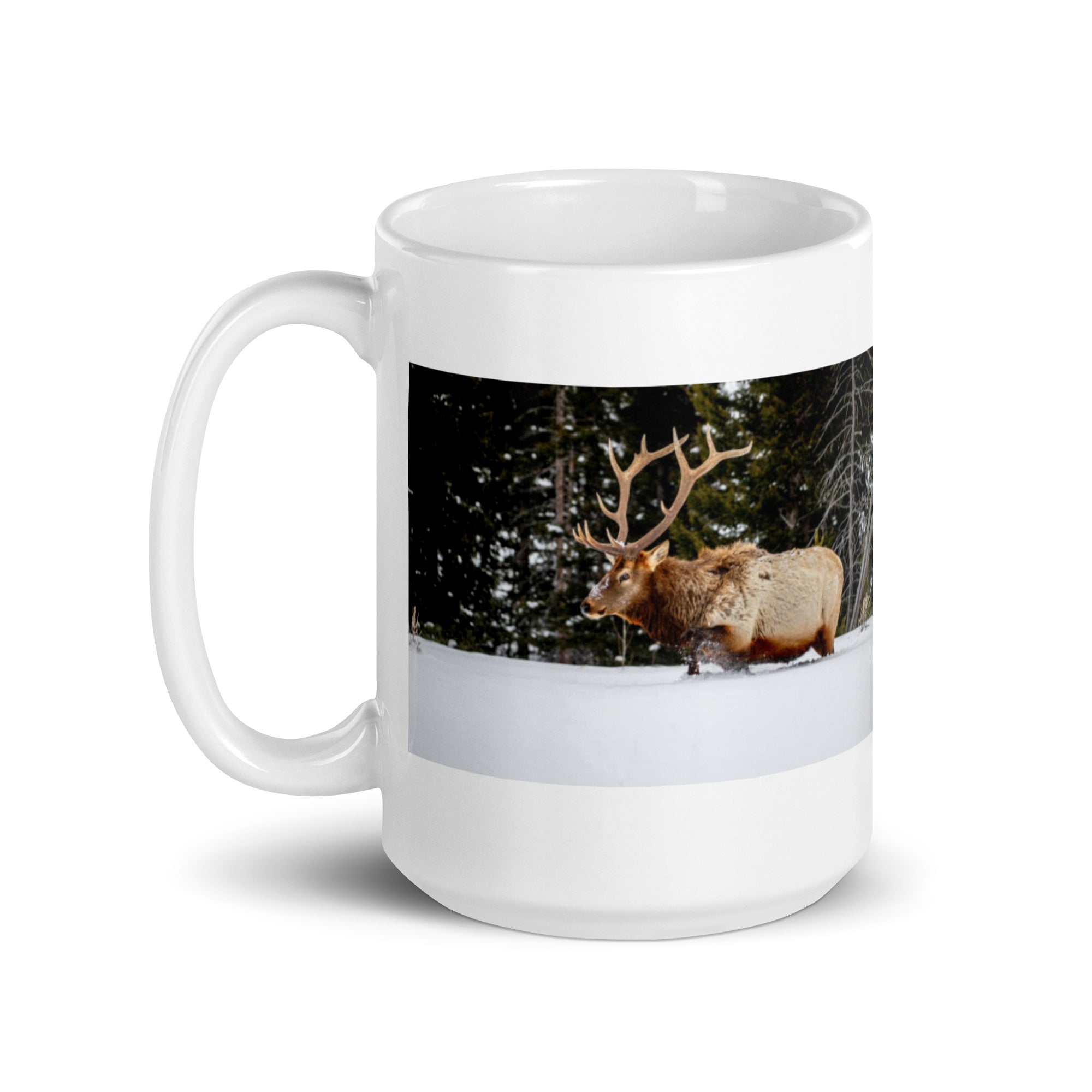 "Wapiti Mug #1: The Bugling Elk (Ceramic)"