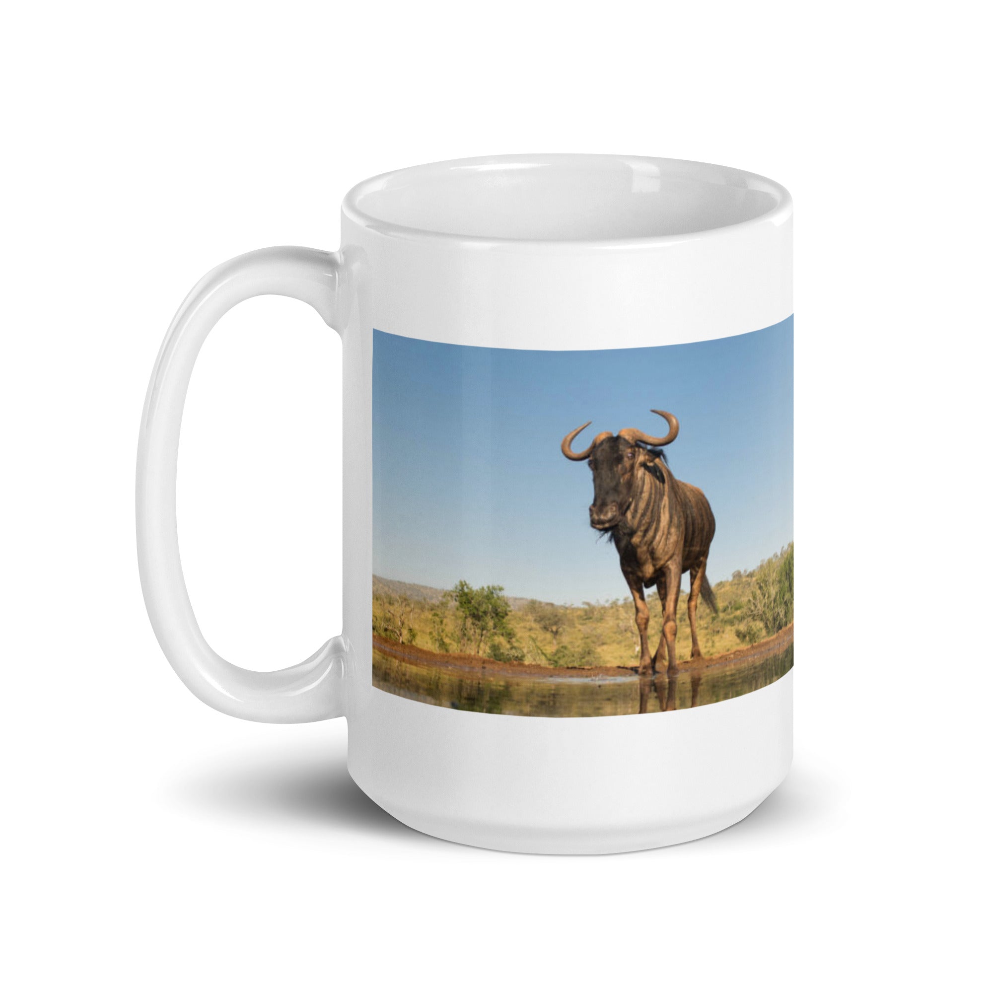 "Wildebeest Mug #1: The Great Migration (Ceramic)"