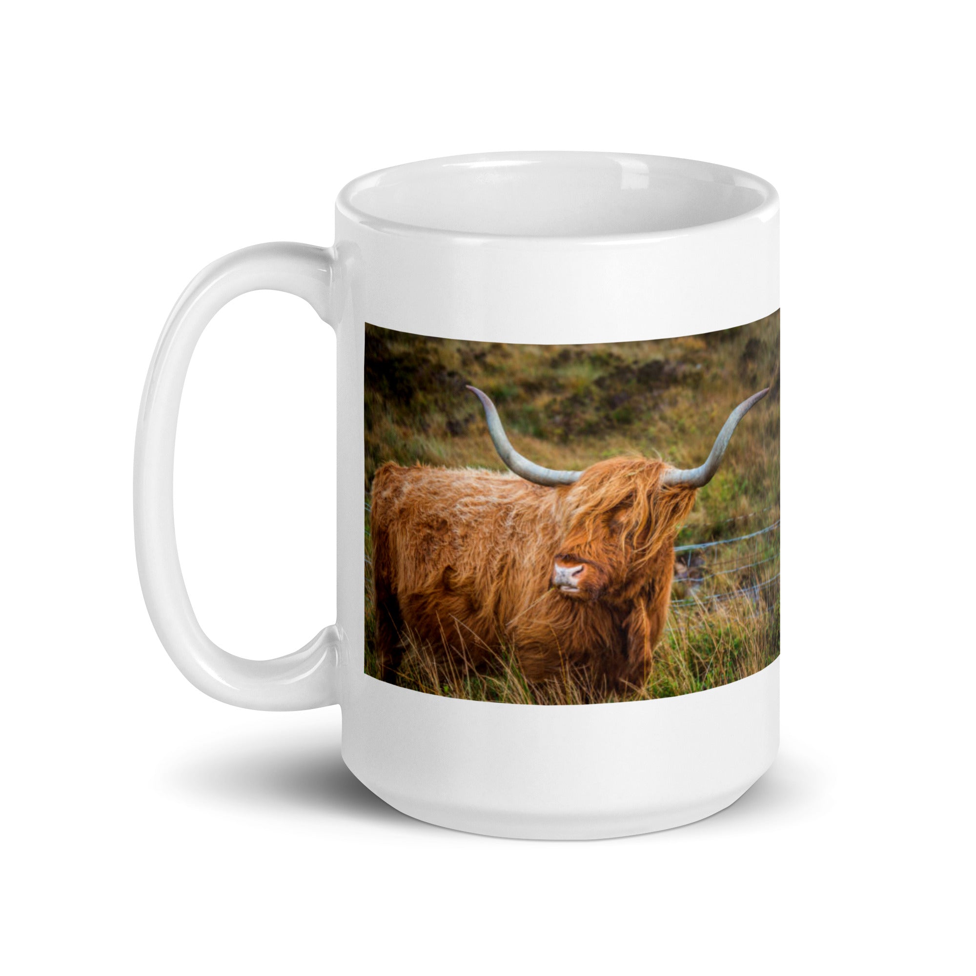 "Yak Mug #1: The High-Altitude Shaggy Beast (Ceramic)"