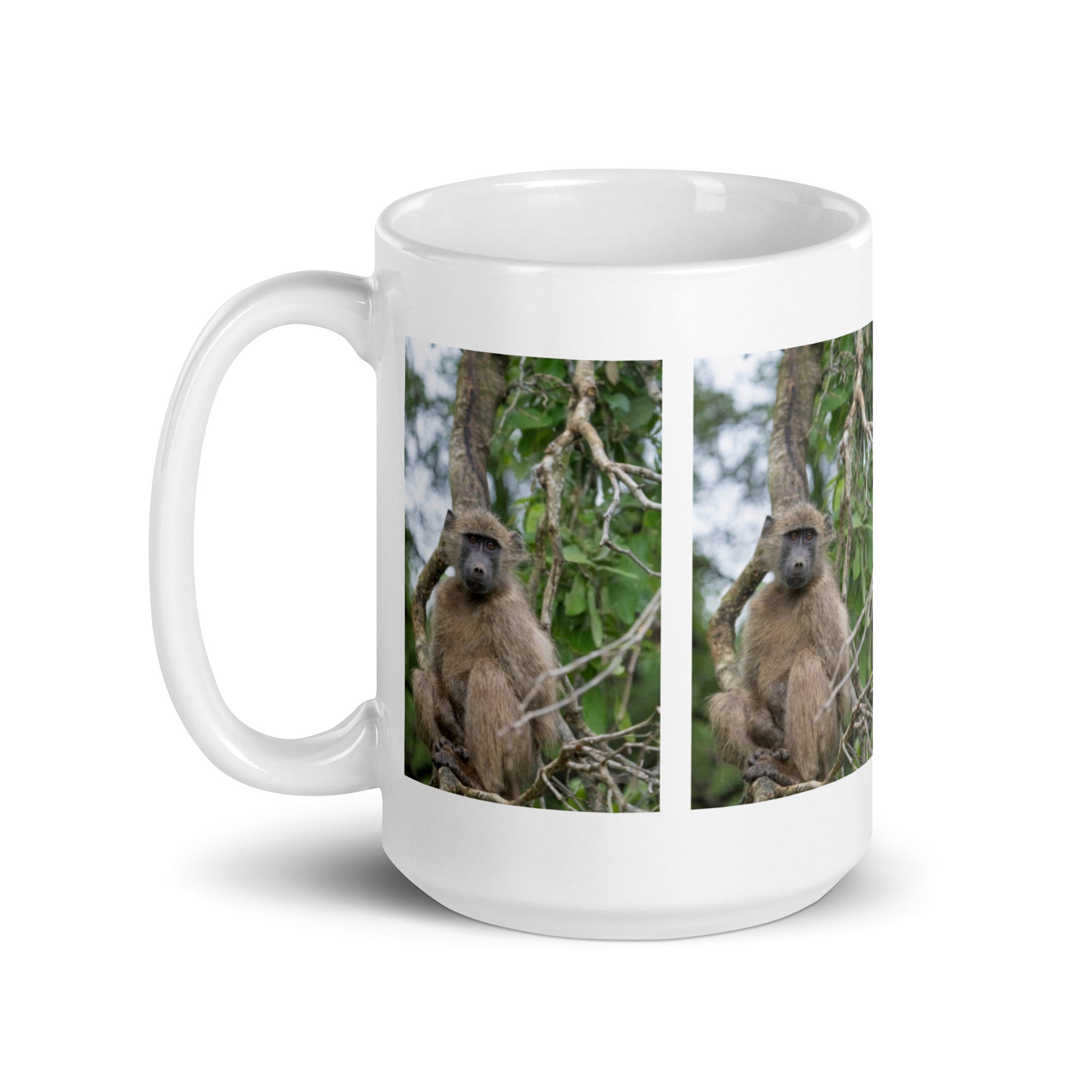 "Chacma Baboon Mug #1: The Adaptable Forager (Ceramic)"