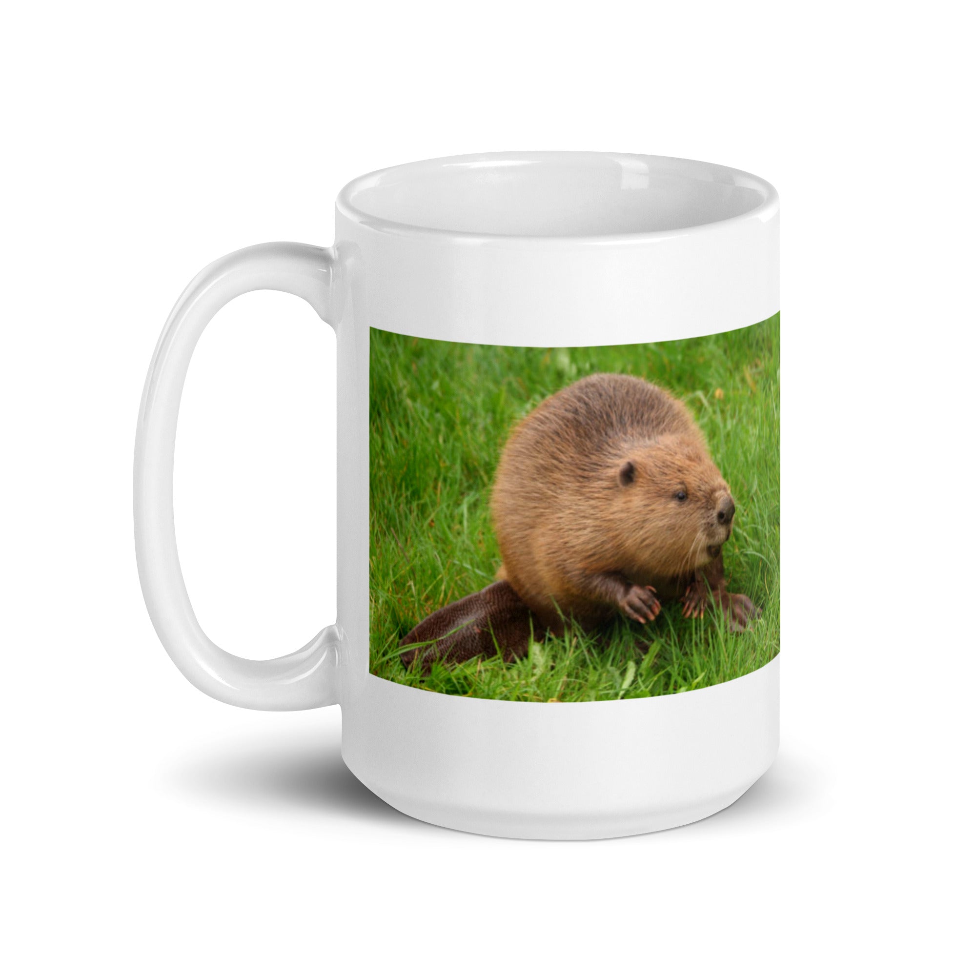 "Beaver Mug #1: The Industrious Dam Builder (Ceramic)"