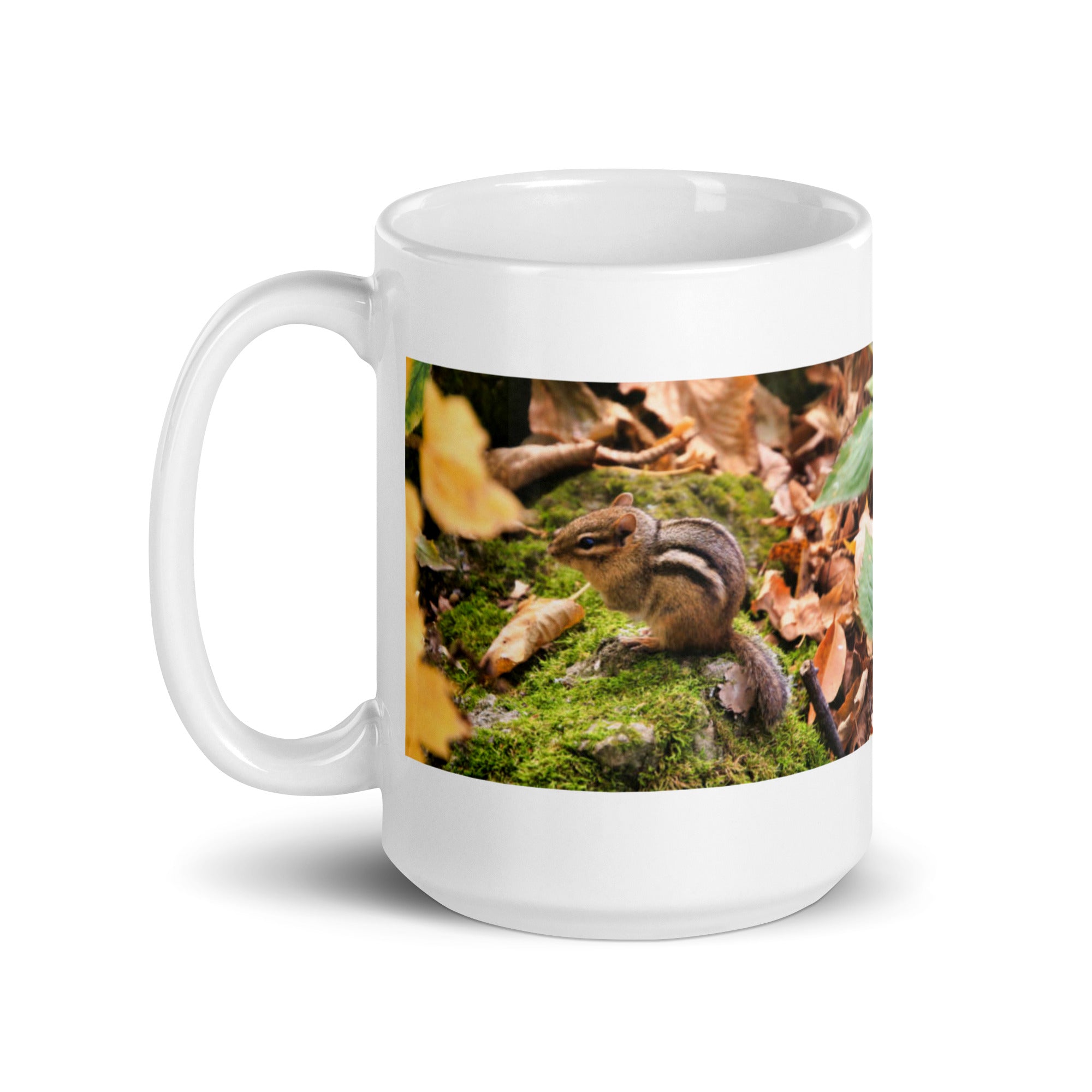 "Chipmunk Mug #1: The Cheek-Stuffing Forager (Ceramic)"