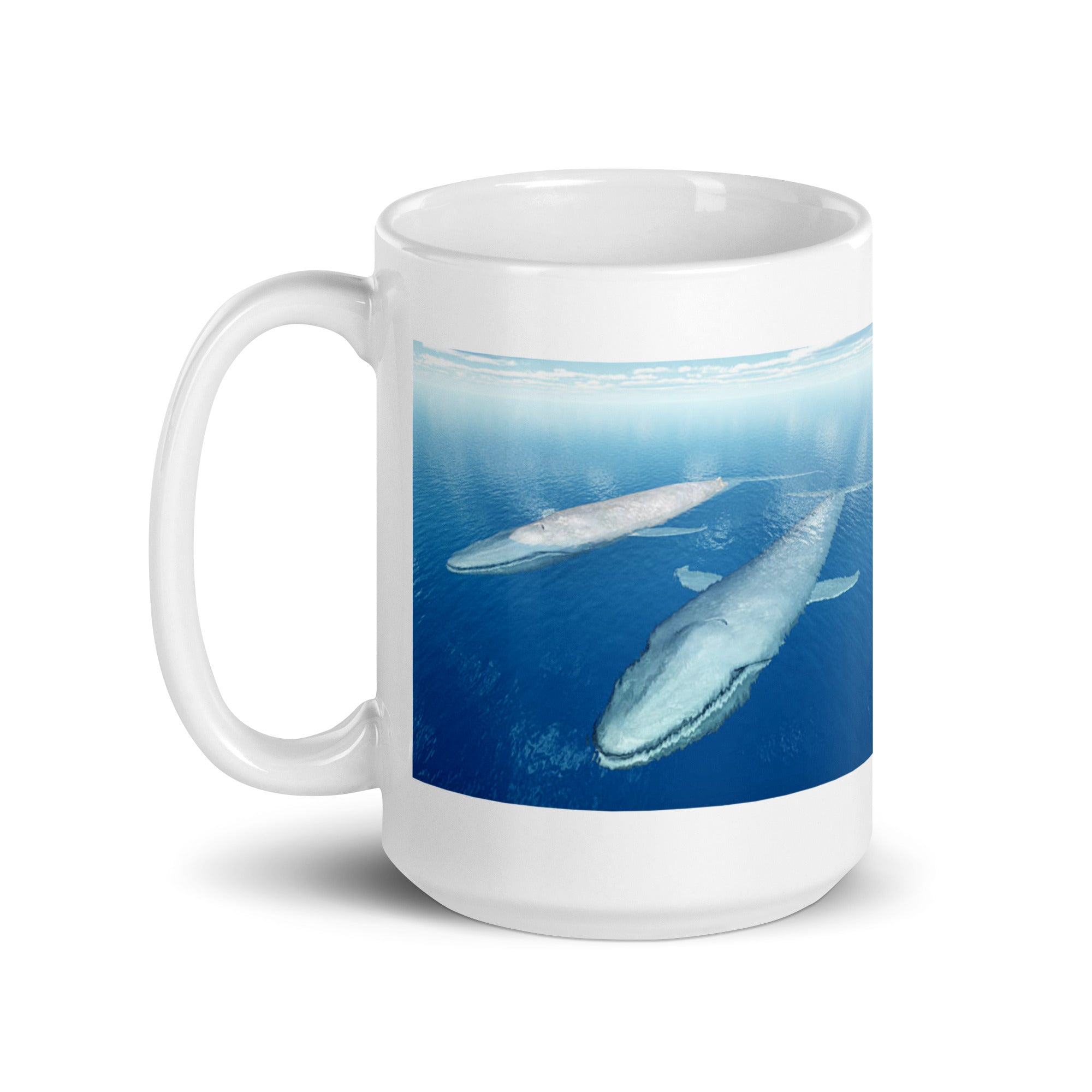 Blue Whale Mug #1: The Gentle Giant (Ceramic)