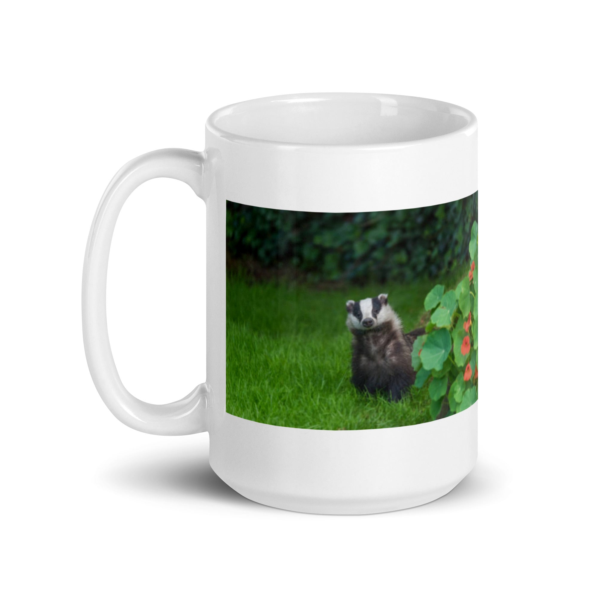 Badger Mug #1: The Fearless Forager (Ceramic)