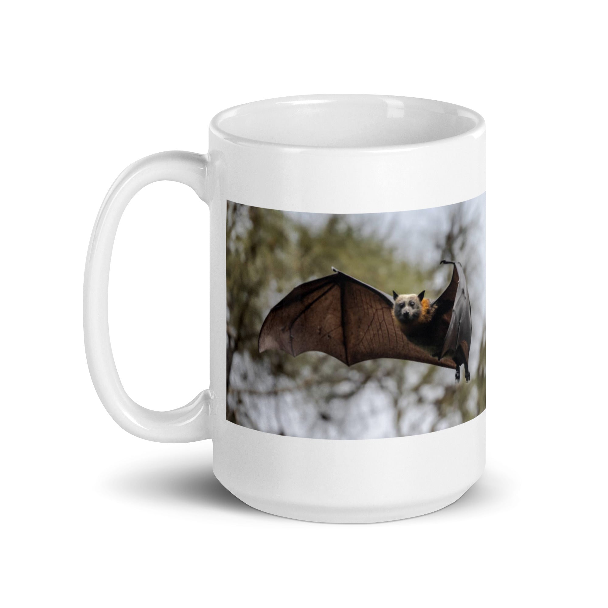 Bat Mug #1: The Echolocating Navigator (Ceramic)