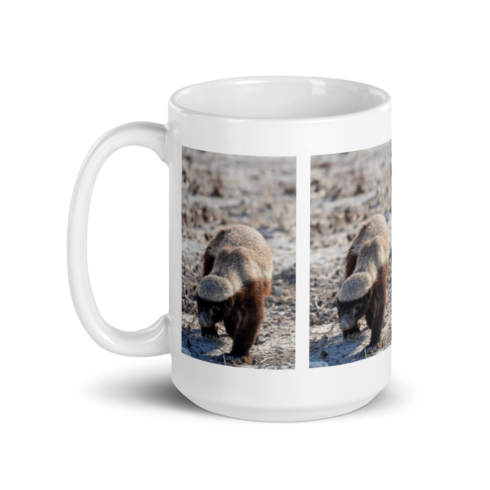 Honey Badger Mug #1: The Fearless Forager (Ceramic)