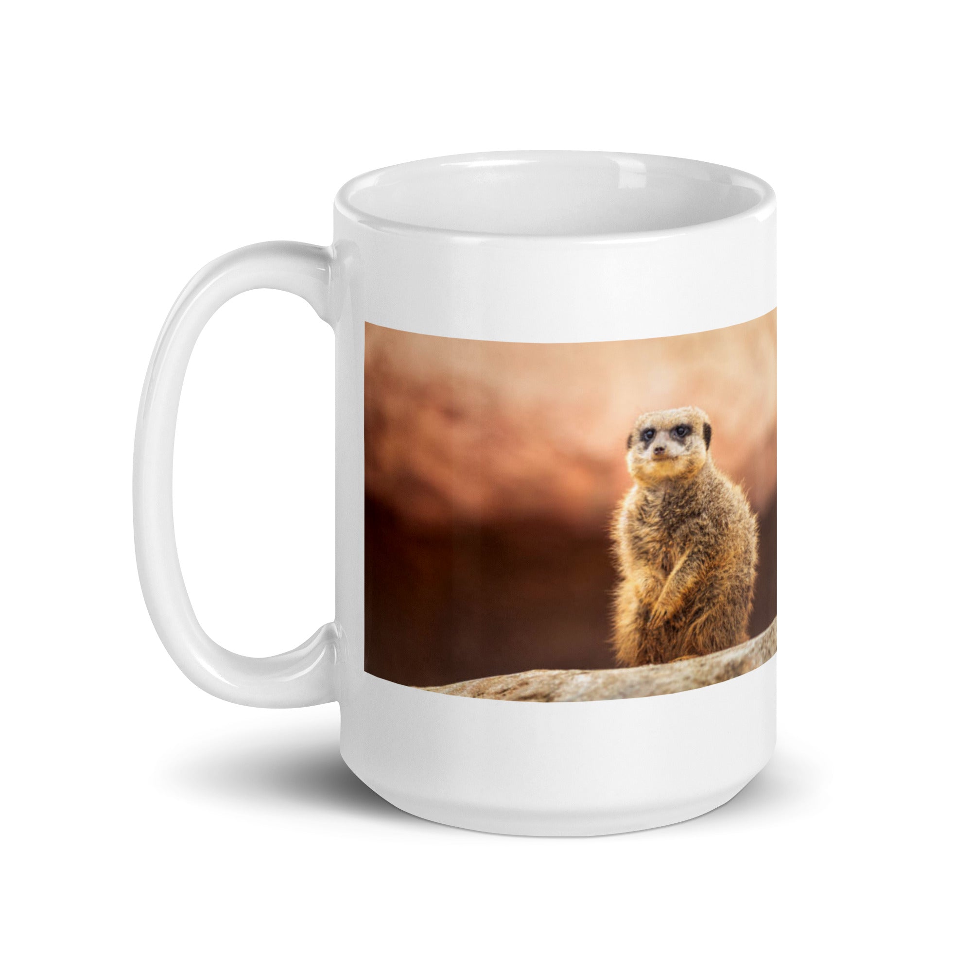 Meerkat Mug #1: The Vigilant Sentinel (Ceramic)