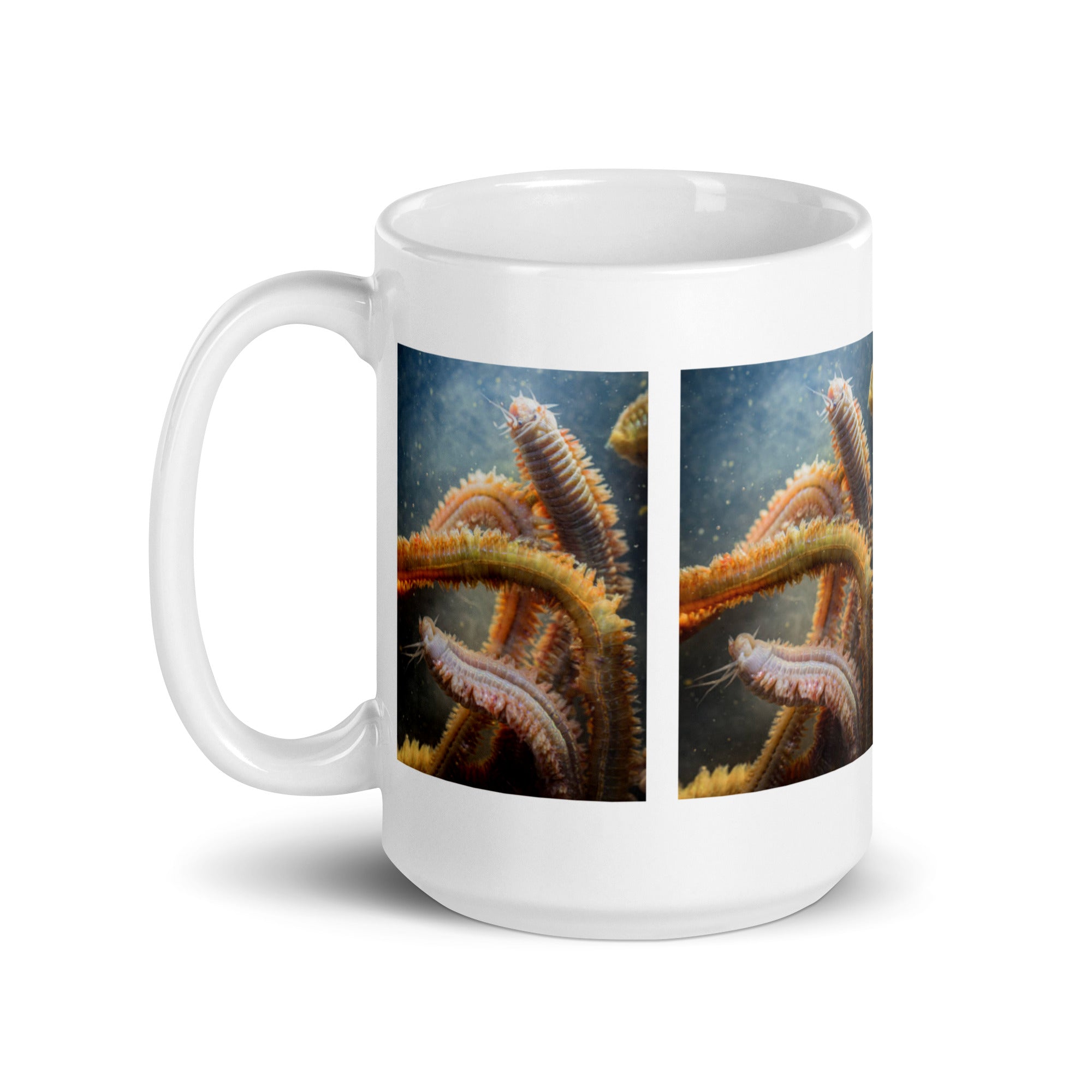 Worm Mug #1: Unique Marine Life Design (Ceramic)