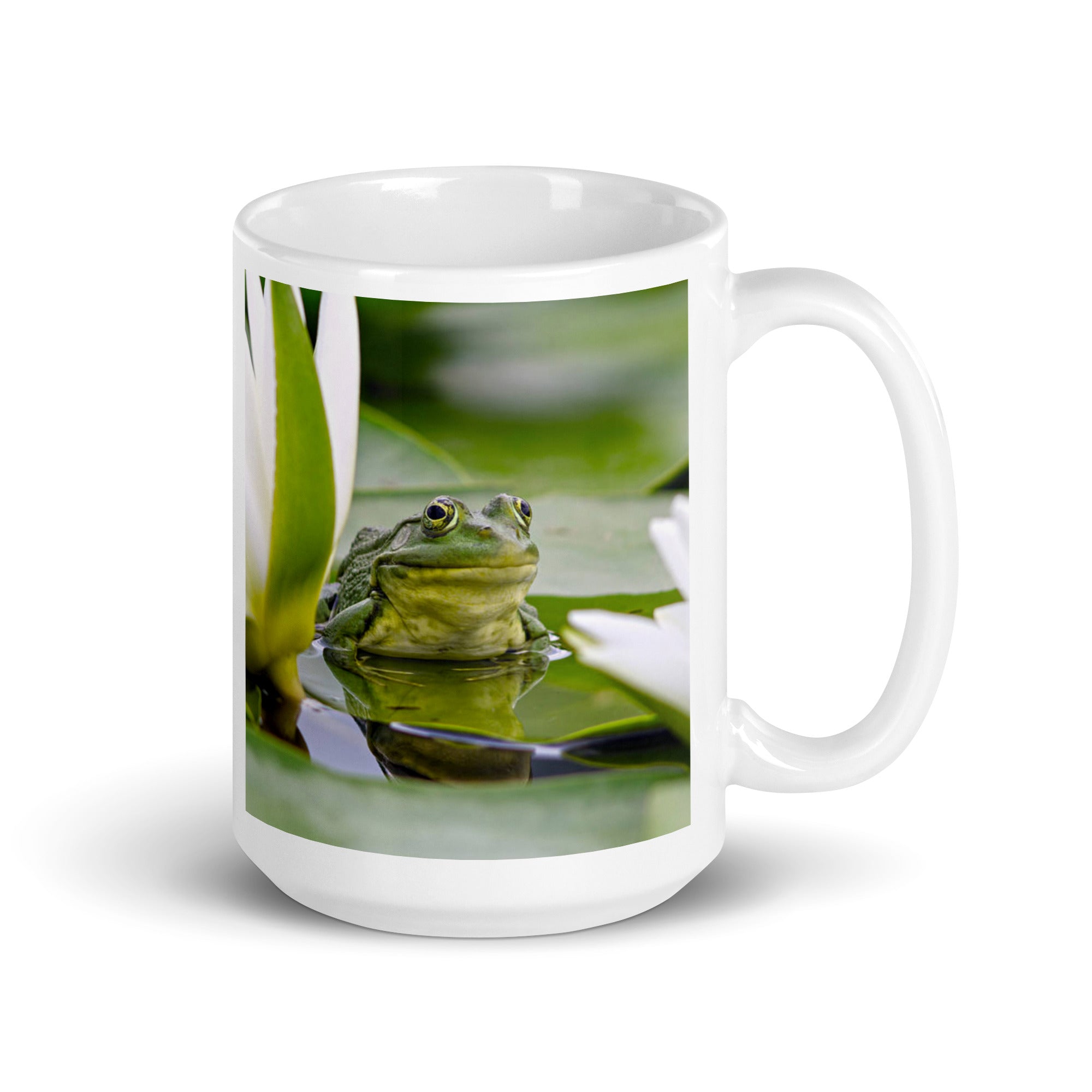 "Frog Mug #1: Nature’s Gentle Hopper (Ceramic)"