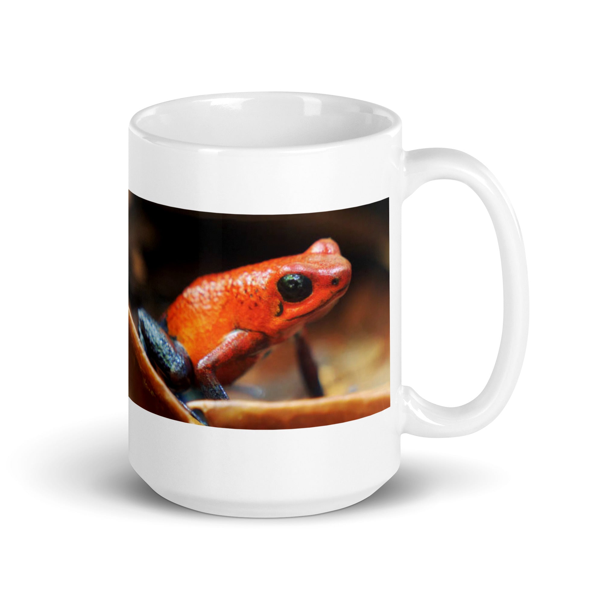 "Poison Frog Mug #1: Vibrant Colors, Powerful Nature (Ceramic)"