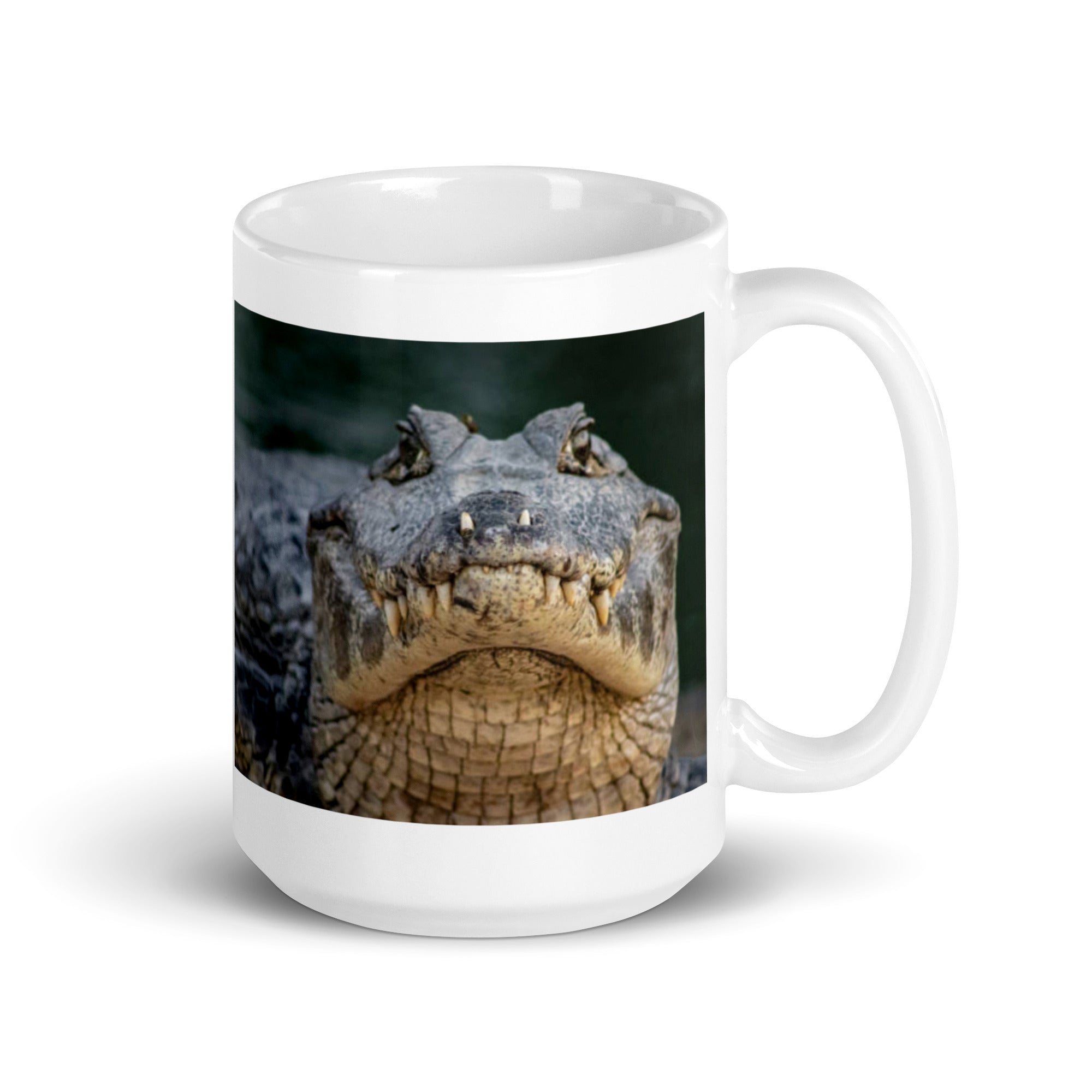 "Alligator Mug#1: Power and Grace of the Swamp (Ceramic)"