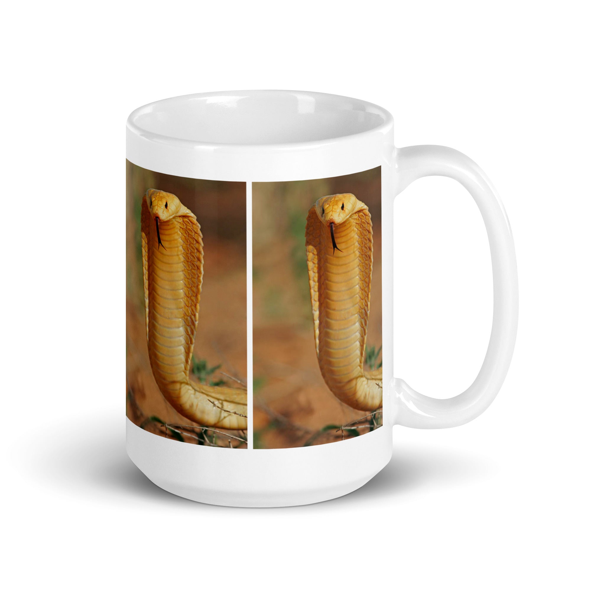 "Cape Cobra Mug #1: Majesty and Power of the Desert  (Ceramic)"