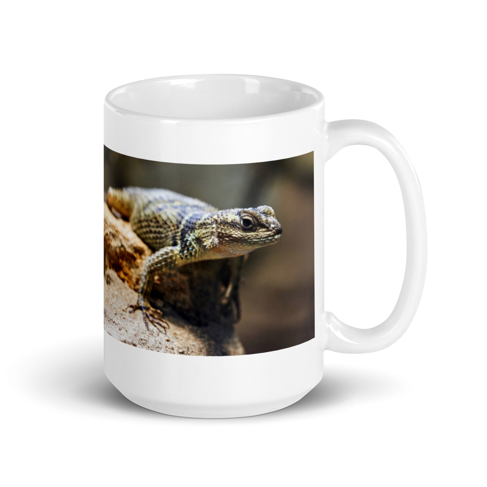 "Lizard Mug #1: Agility and Charm of the Reptile World  (Ceramic)"