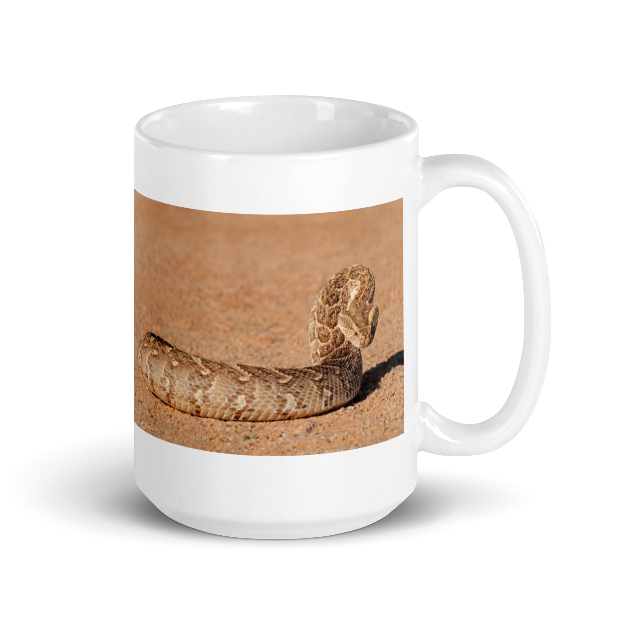 "Puff Adder Mug #1:  Stealth and Power of the Savanna  (Ceramic)"