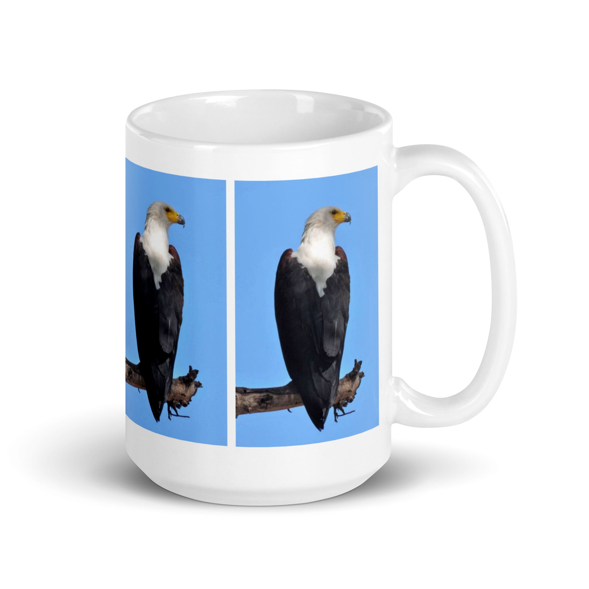 "African Fish Eagle Mug #1: The Piercing Call (Ceramic)"