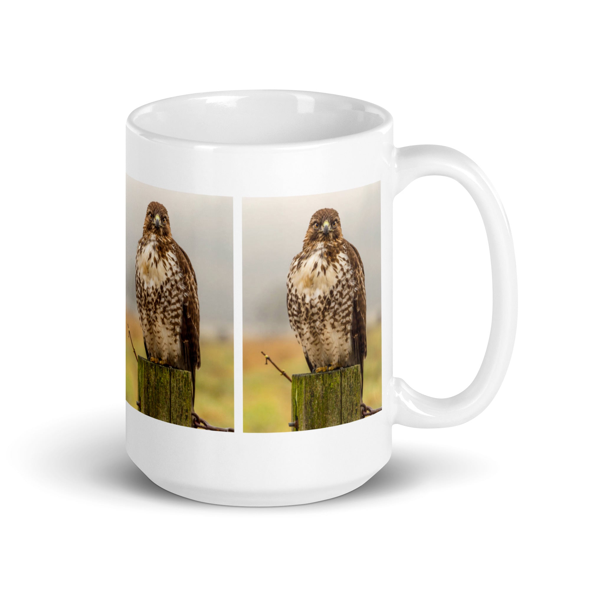 "Hawk Mug #1: The Sharp-Eyed Hunter (Ceramic)"