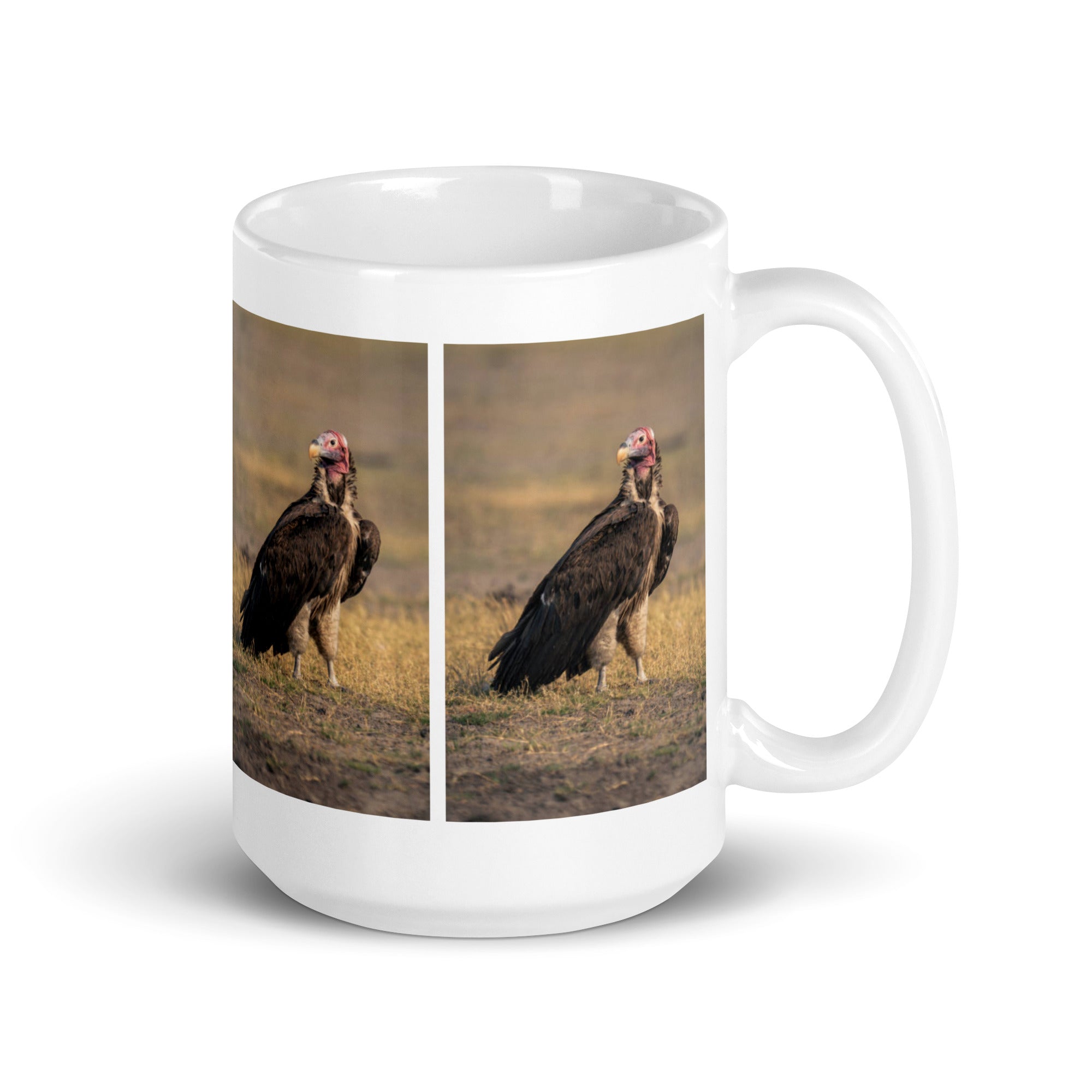 "Lappet-Faced Vulture Mug #1: The Feathered Powerhouse (Ceramic)"