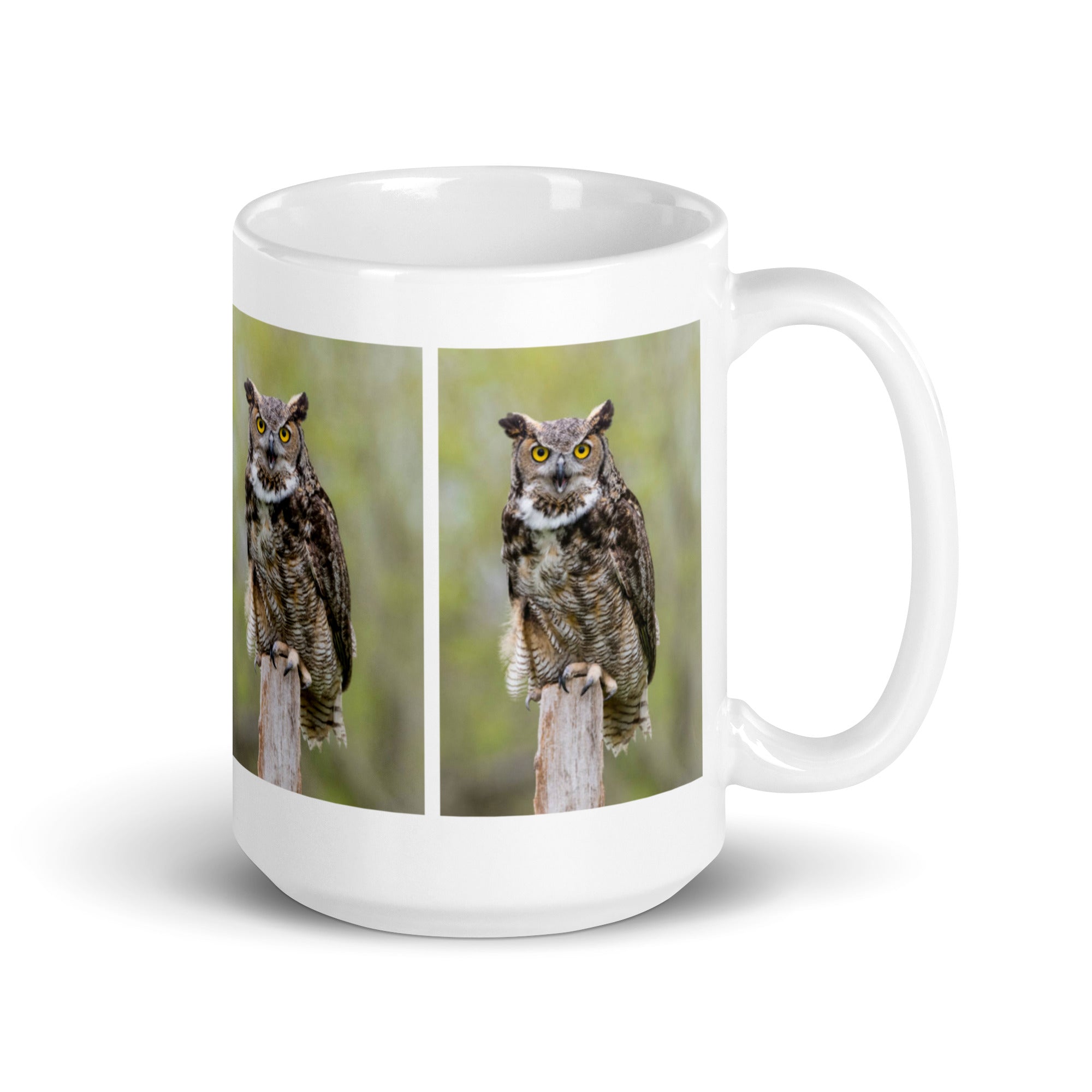 "Owl Mug #1: The Wise Watcher (Ceramic)"