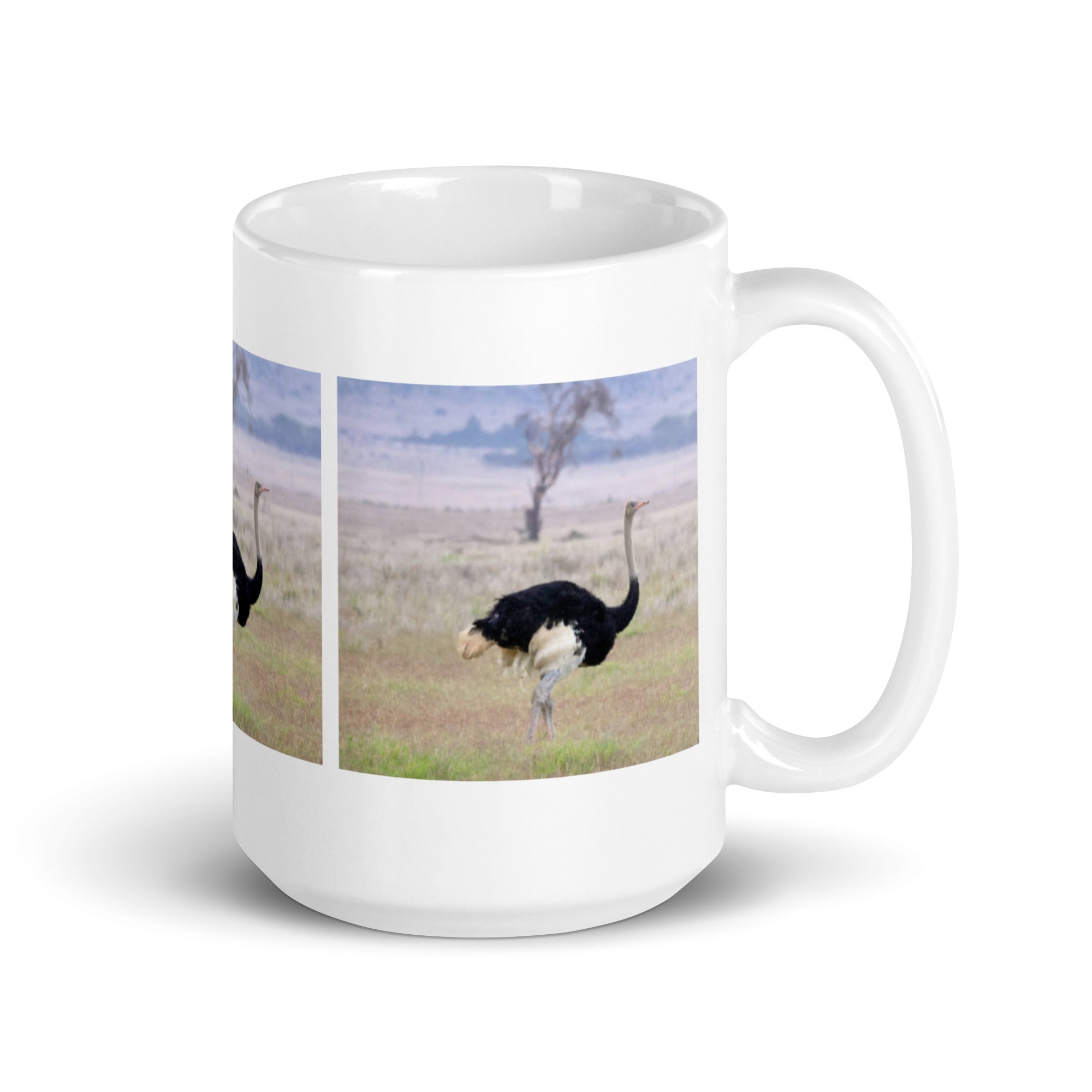 "Ostrich Mug #1: The Speedy Strider (Ceramic)"