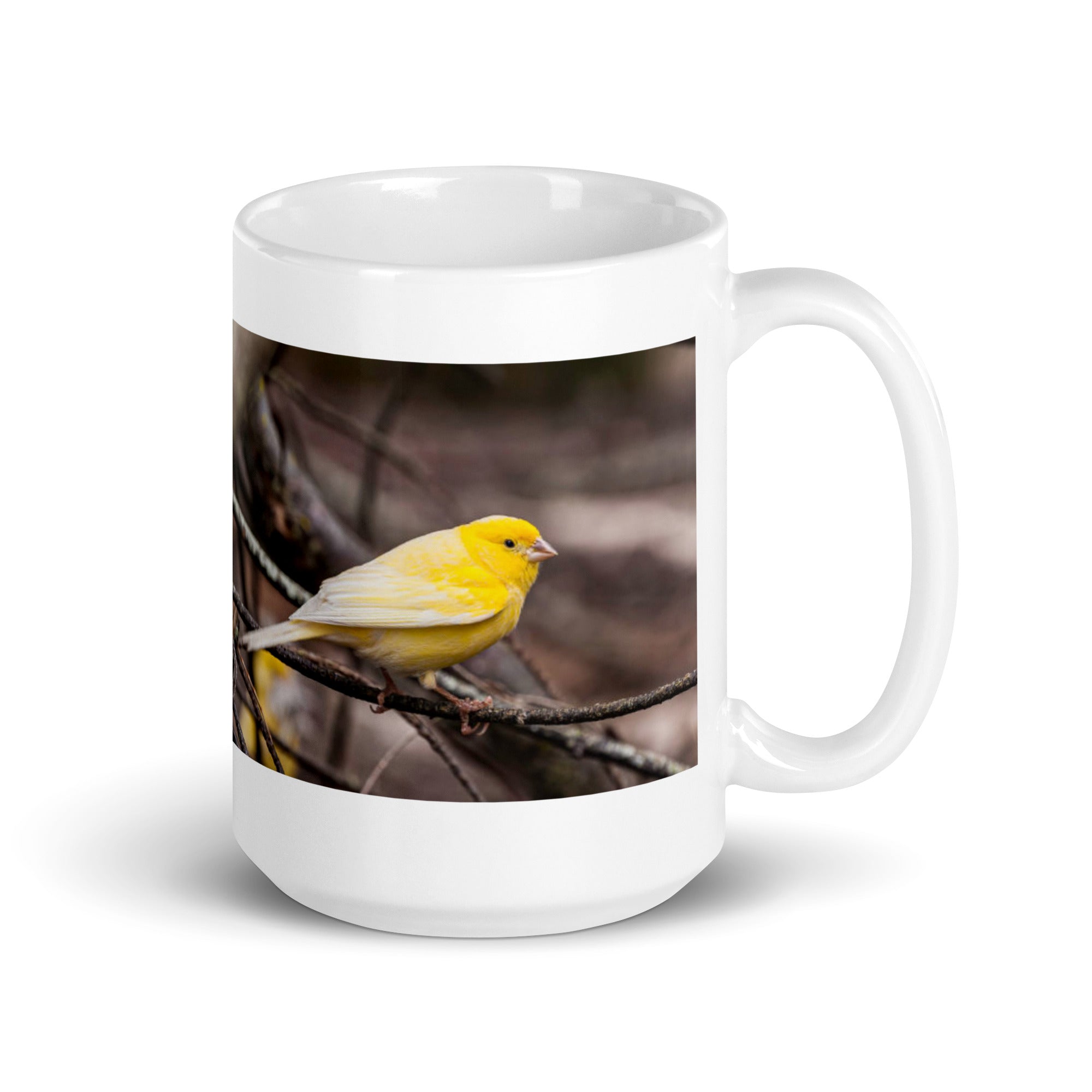 "Canary Mug #1: The Golden Songbird (Ceramic)"