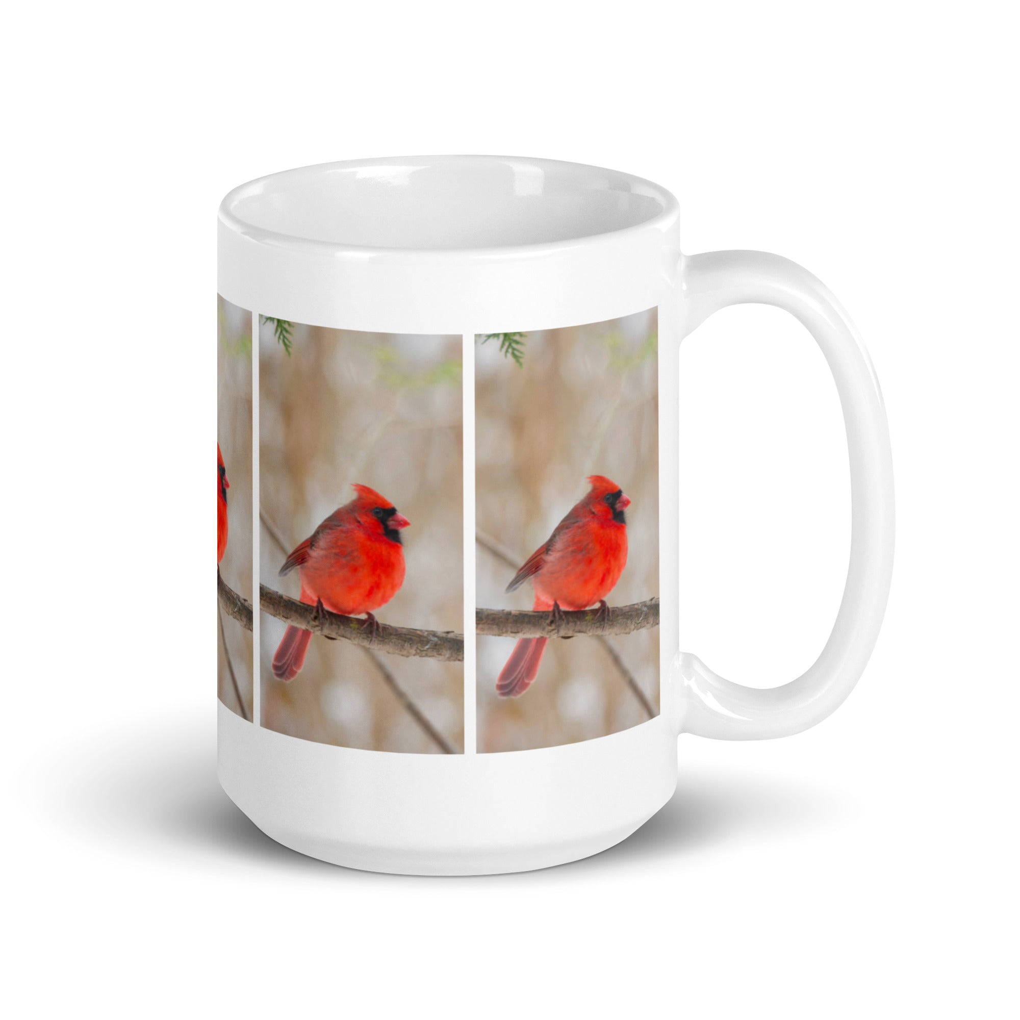 "Cardinal Mug #1: The Crimson Messenger (Ceramic)"