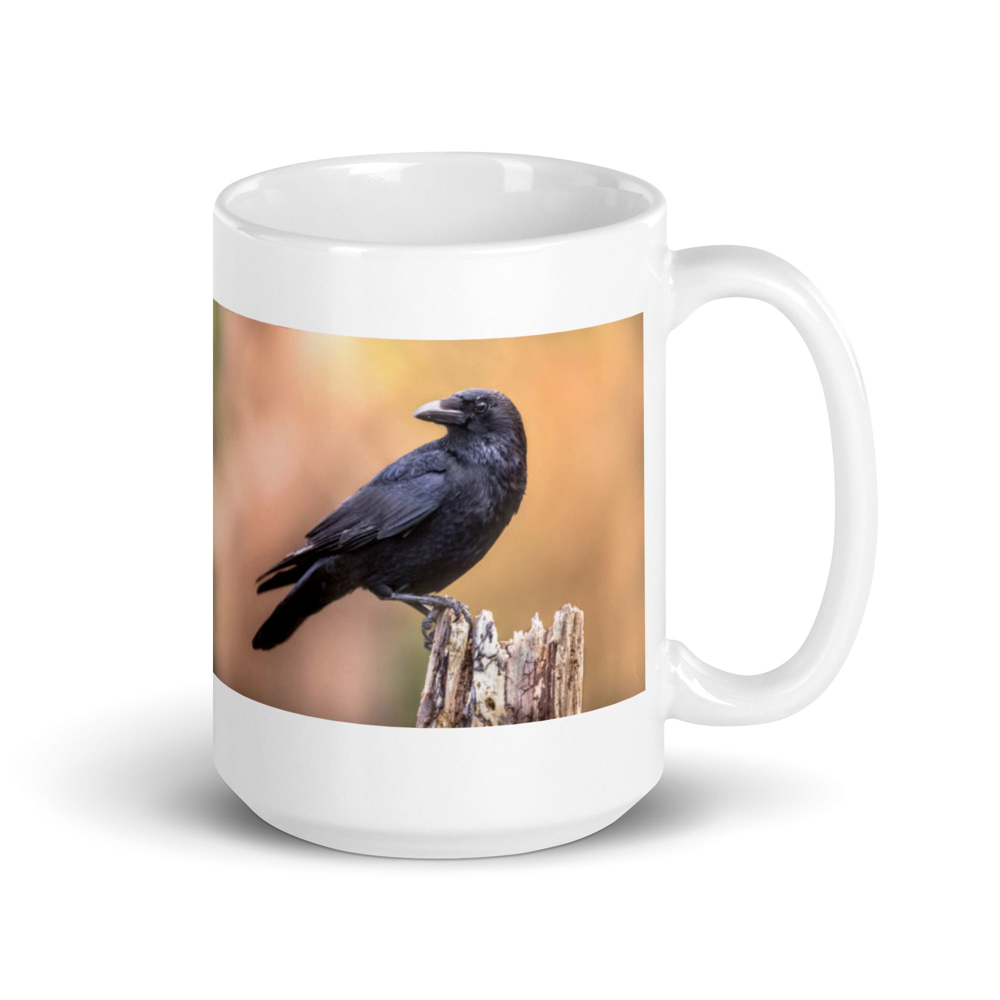 "Crow Mug #1: The Clever Corvid (Ceramic)"