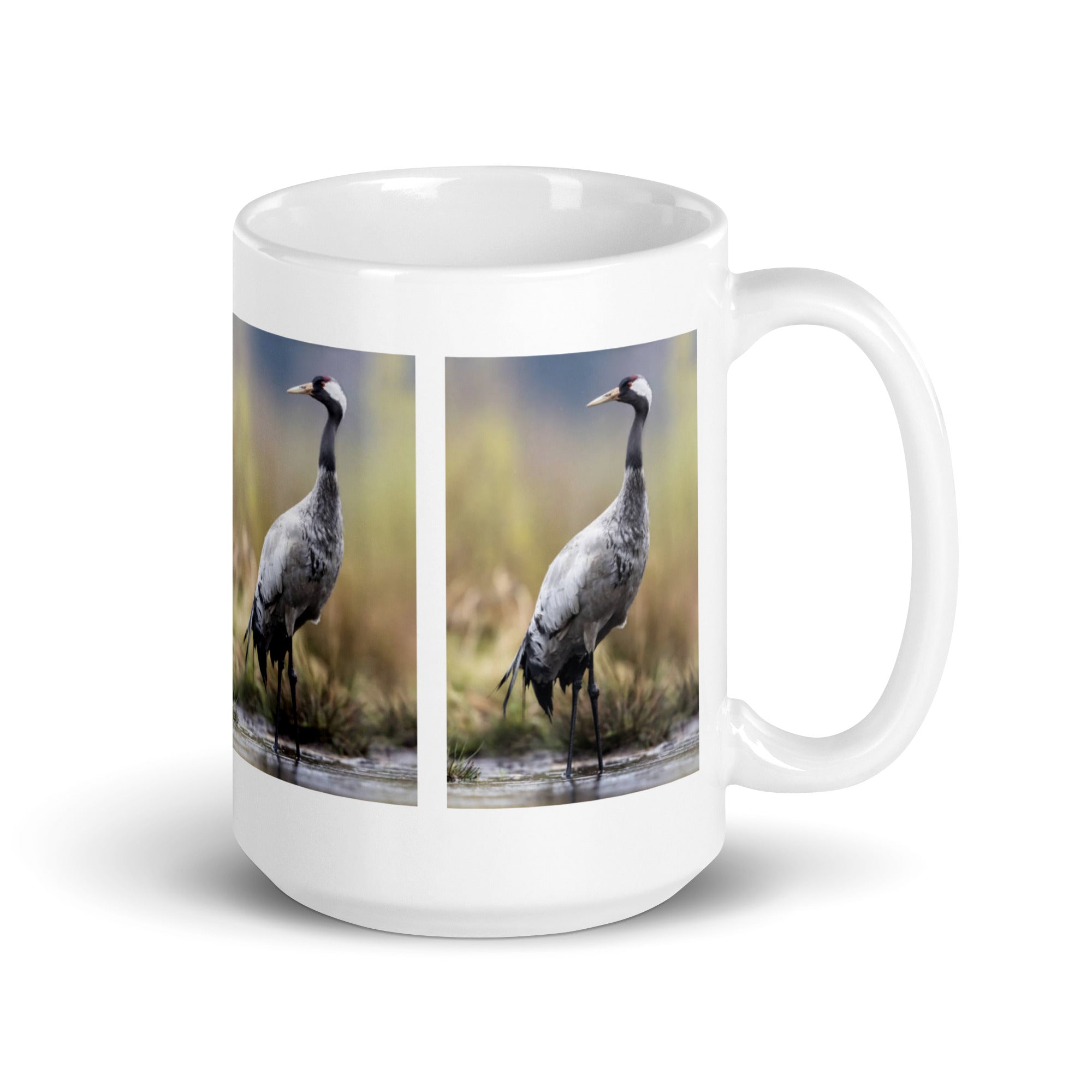 "Crane Mug #1: The Elegant Wader (Ceramic)"