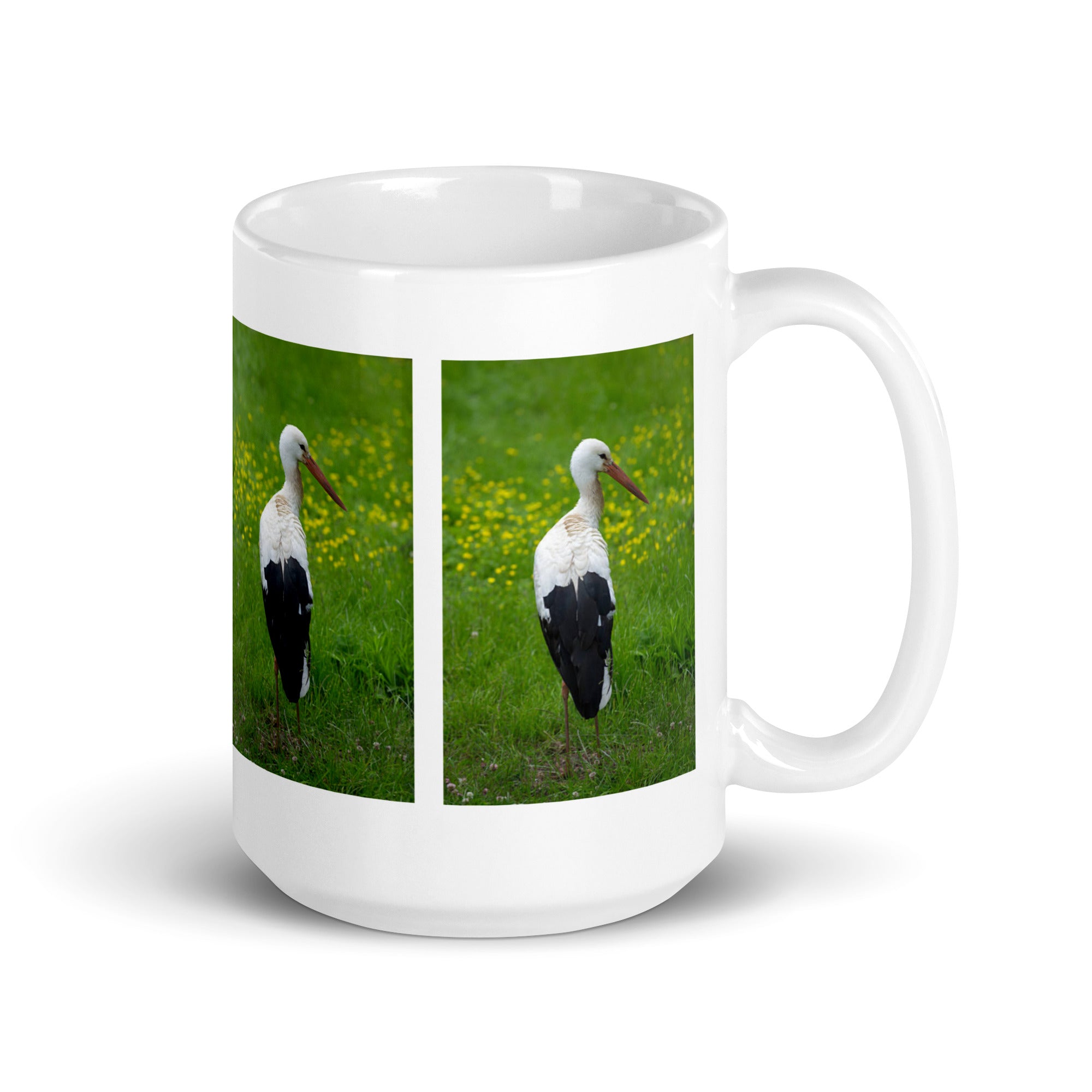 "Stork Mug #1: The Long-legged Deliverer (Ceramic)"