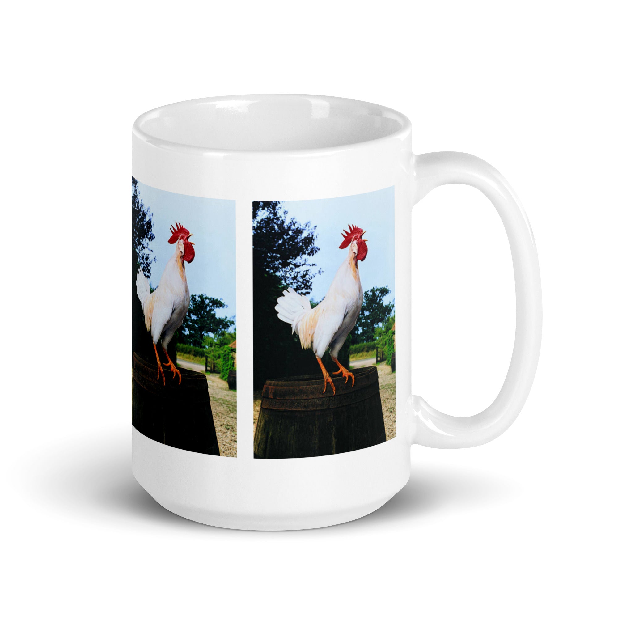 "Chicken Mug #1: The Clucky Connoisseur (Ceramic)"